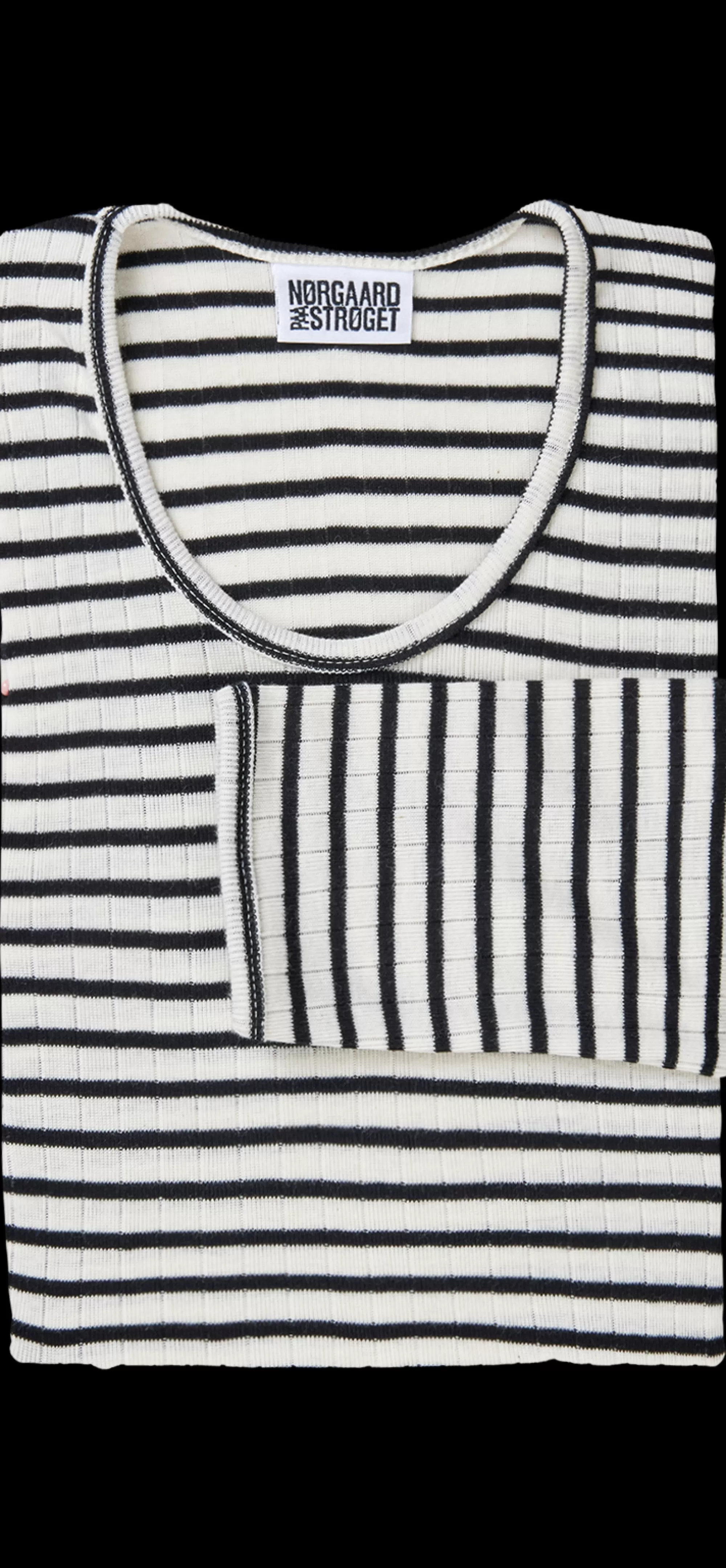 MADS NØRGAARD 101 Kids NPS Stripes Ecru/Black Shop