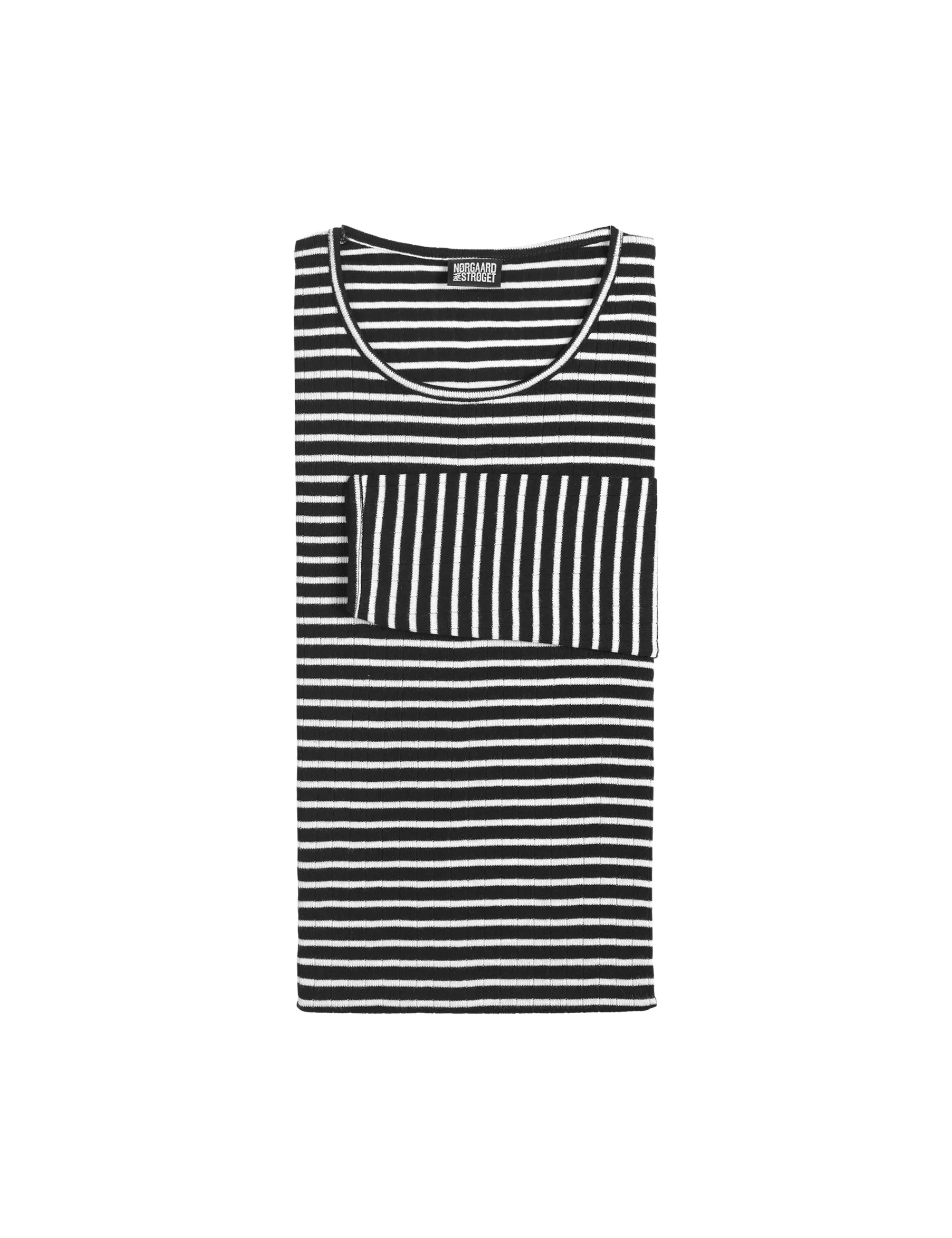 MADS NØRGAARD 101 NPS Stripes Black/Ecru Flash Sale