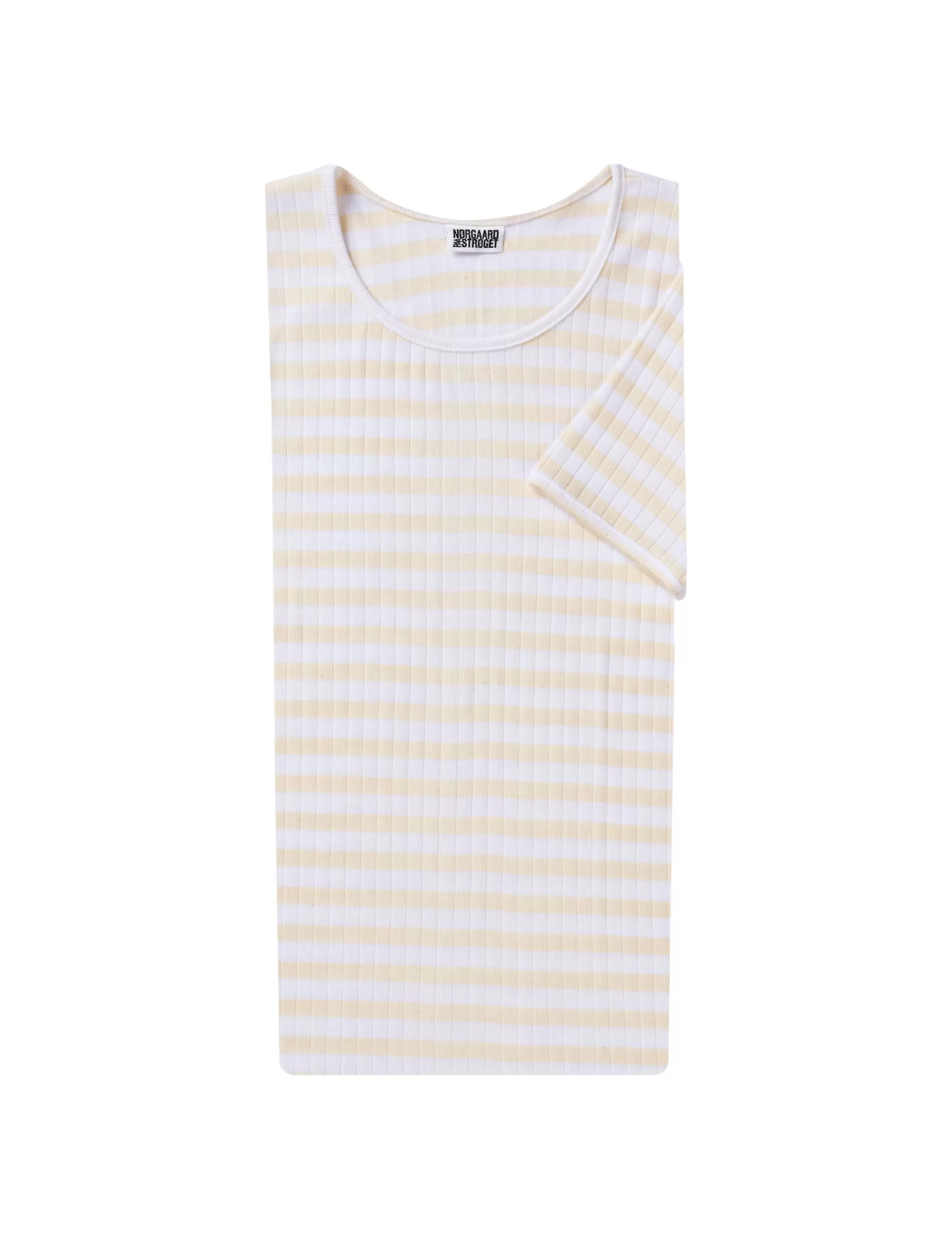 MADS NØRGAARD 101 Short Sleeve Broadway White/Ecru Store