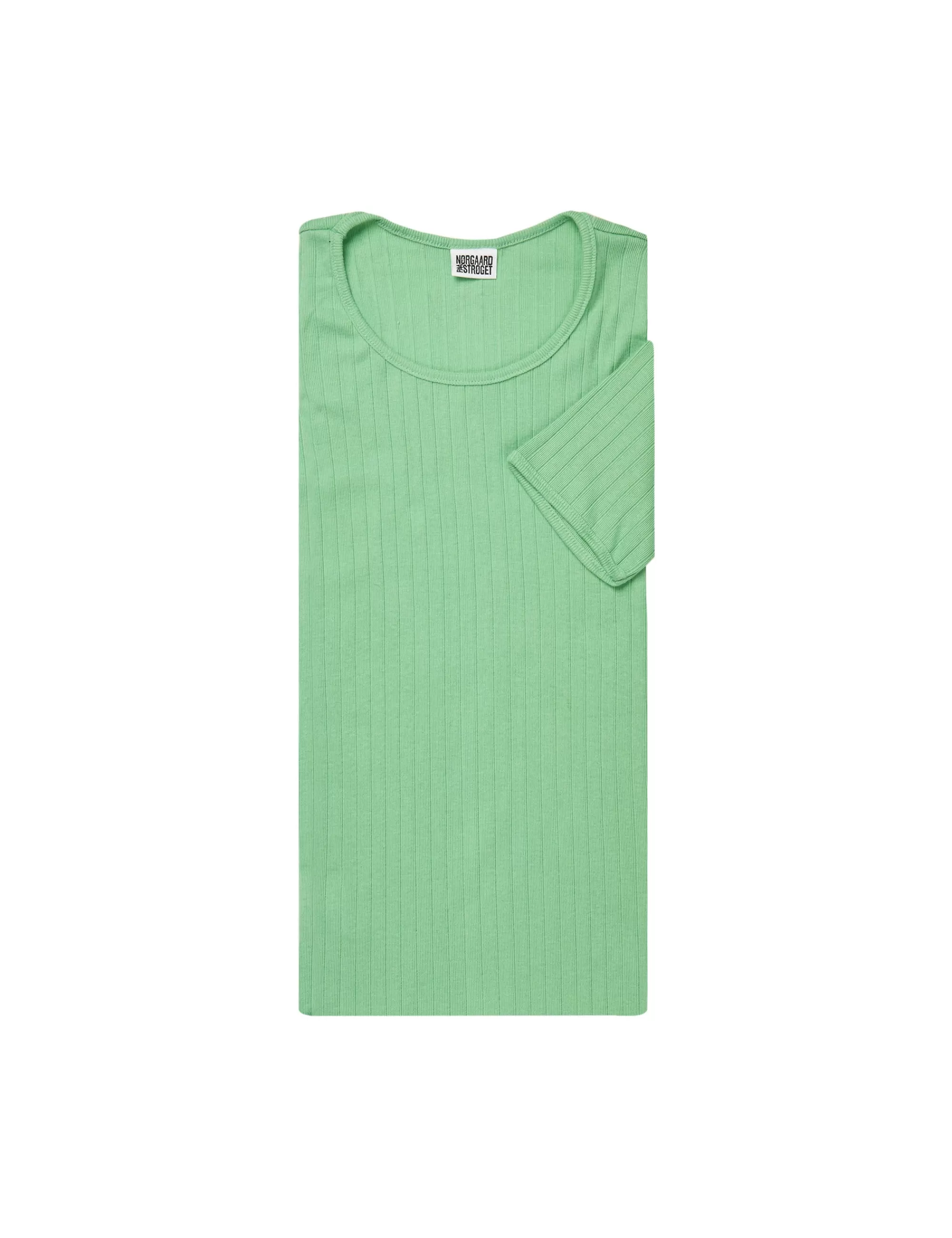 MADS NØRGAARD 101 Short Sleeve Solid Colour Mint Green Online