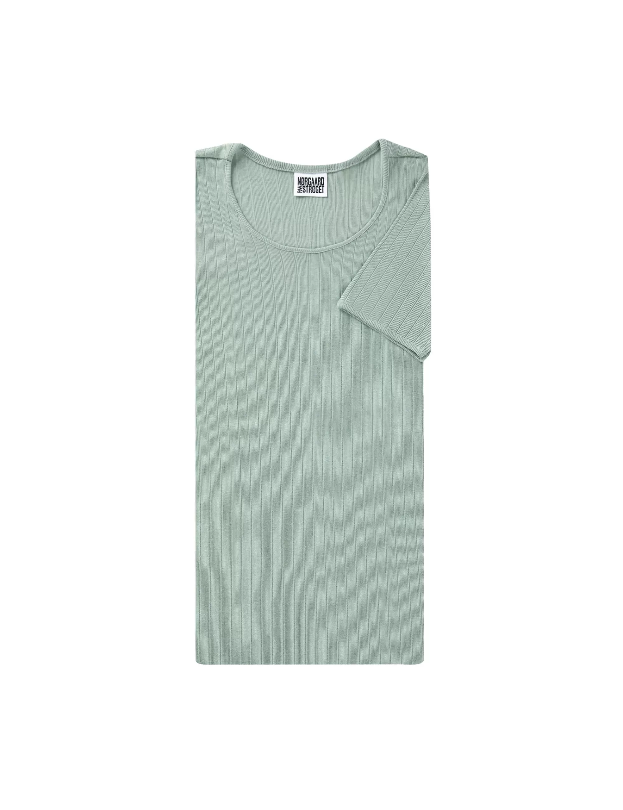 MADS NØRGAARD 101 Short Sleeve Solid Colour Stone Shop