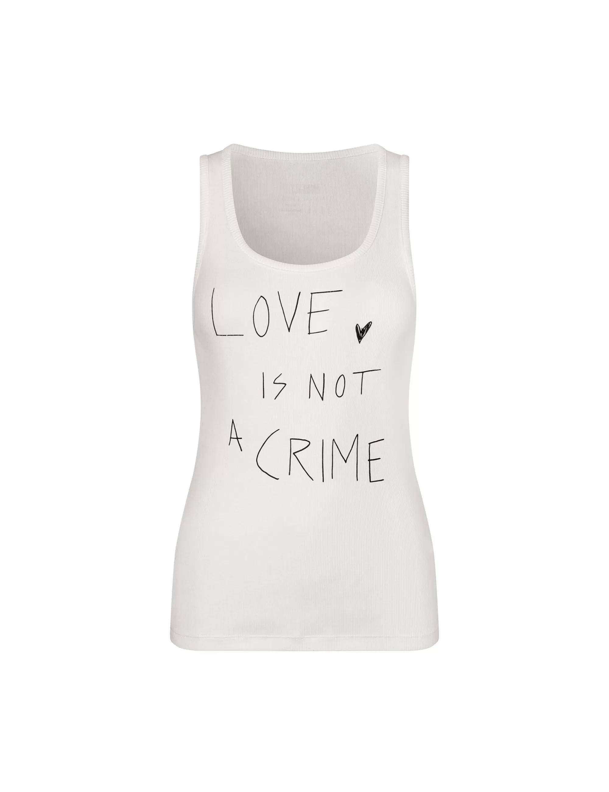 MADS NØRGAARD 2x2 Cotton Amour Tank Top Cloud Dancer Sale