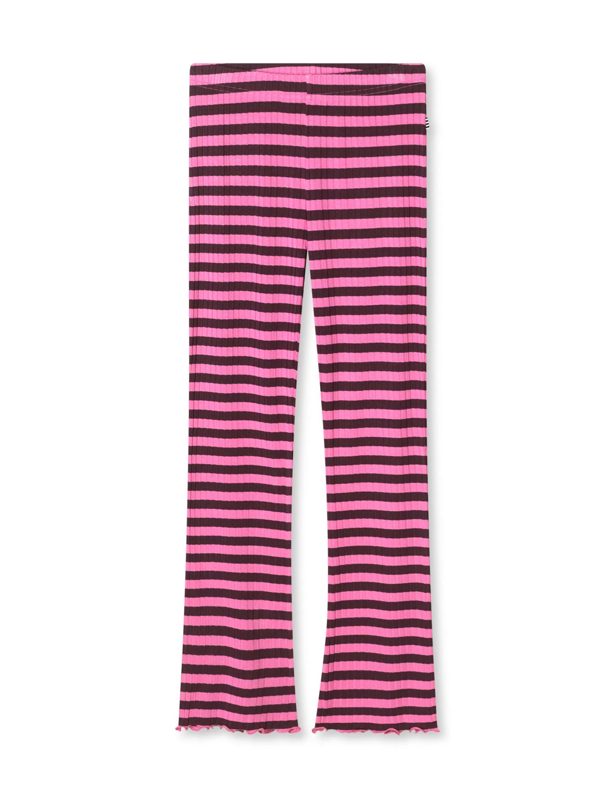 MADS NØRGAARD 5x5 Classic Stripe Lala Leggings Plum Perfect/Carmine Rose Cheap