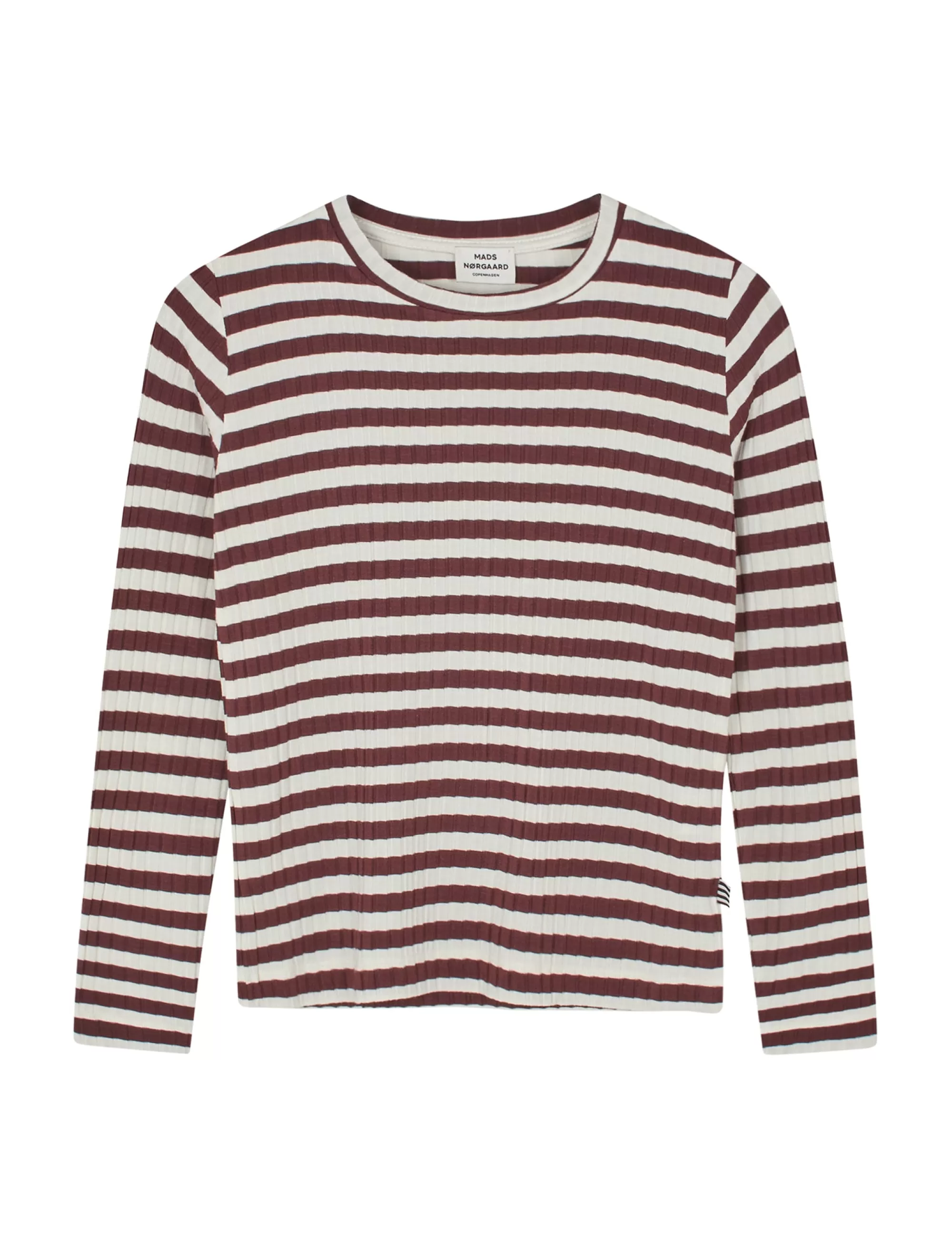 MADS NØRGAARD 5x5 Classic Stripe Talika Top Sassafras/Vanilla Ice Discount