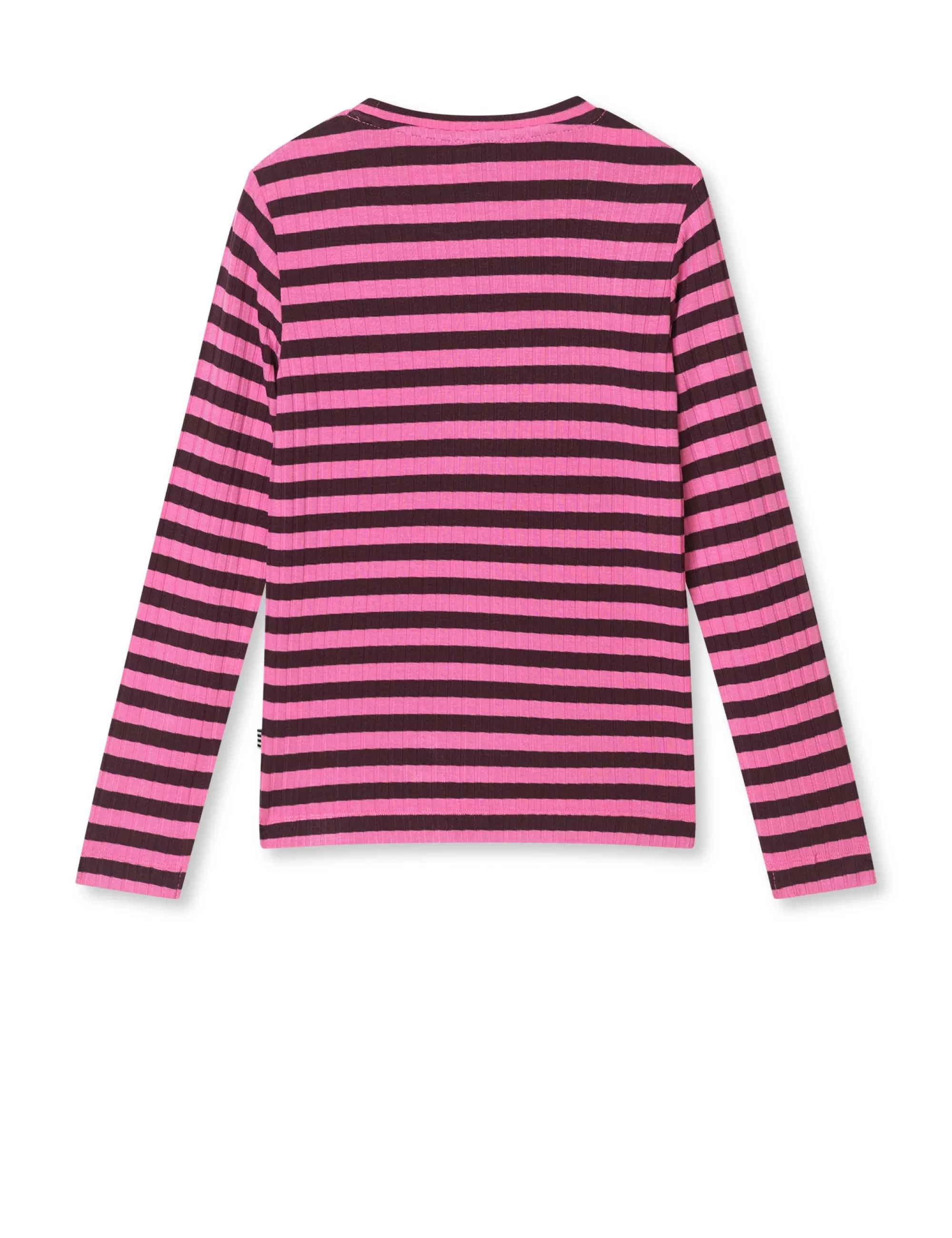 MADS NØRGAARD 5x5 Classic Stripe Talika Top Plum Perfect/Carmine Rose Cheap