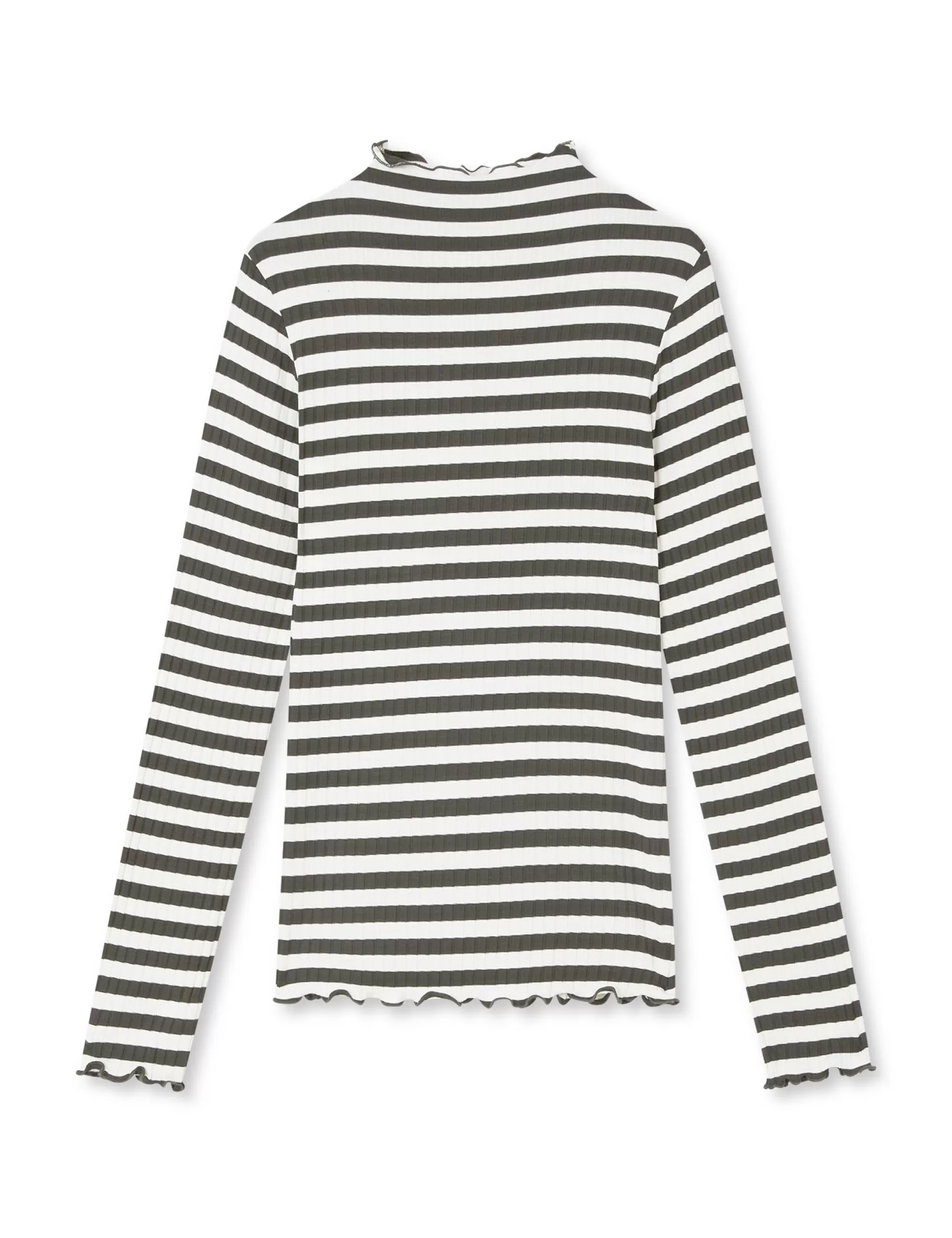 MADS NØRGAARD 5x5 Stripe Trutte Tee LS Rosin/Vanilla Ice Shop