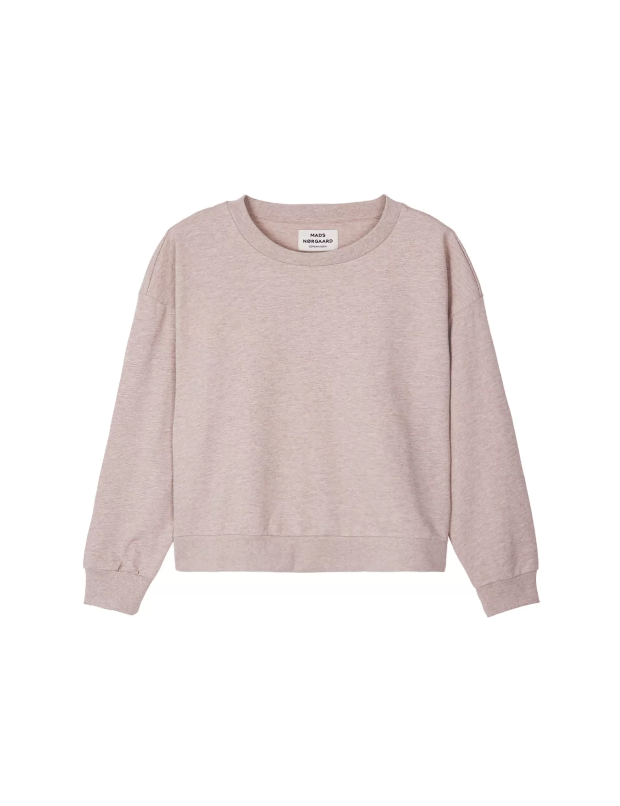 MADS NØRGAARD Airy Sweat Denver Sweatshirt Oatmeal Melange Cheap