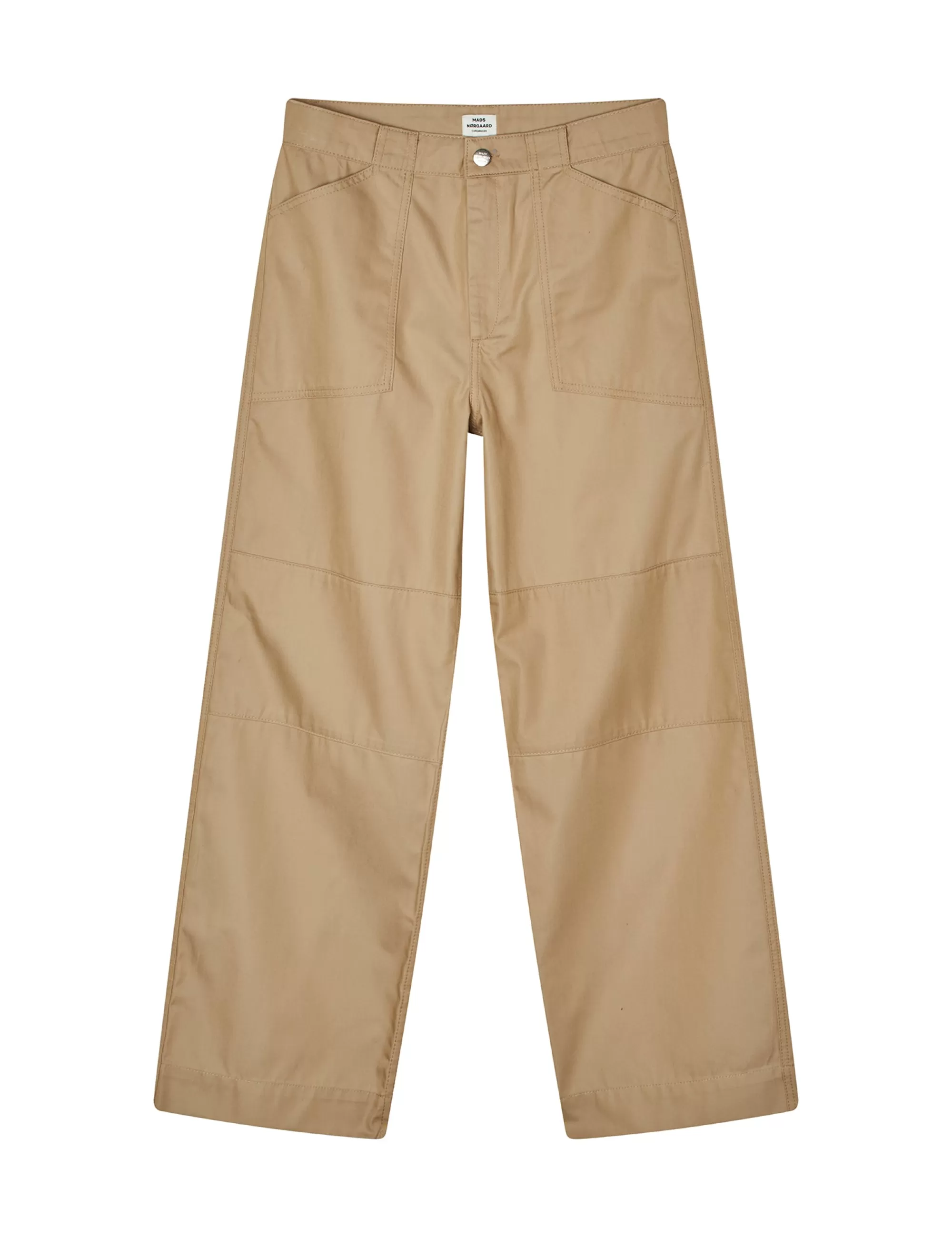 MADS NØRGAARD Alto Twill Krauer Pants Tiger's Eye Outlet