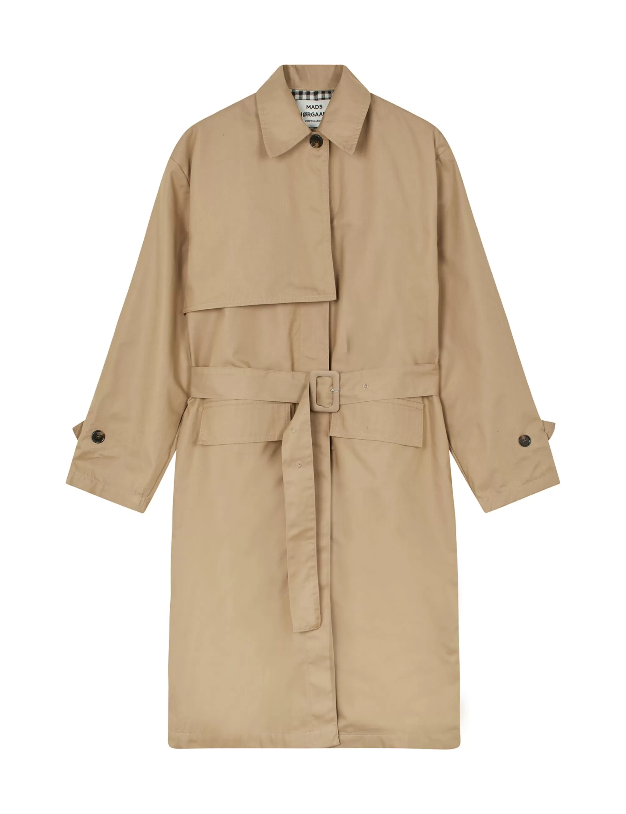 MADS NØRGAARD Alto Twill Lake Coat Tiger's Eye Online