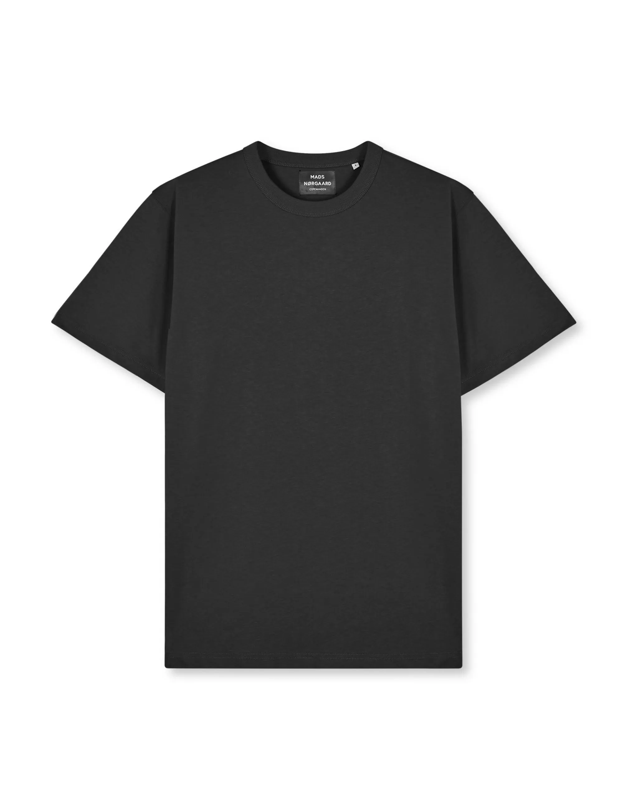 MADS NØRGAARD Combed Jersey Thorbjørn B Tee Black Sale