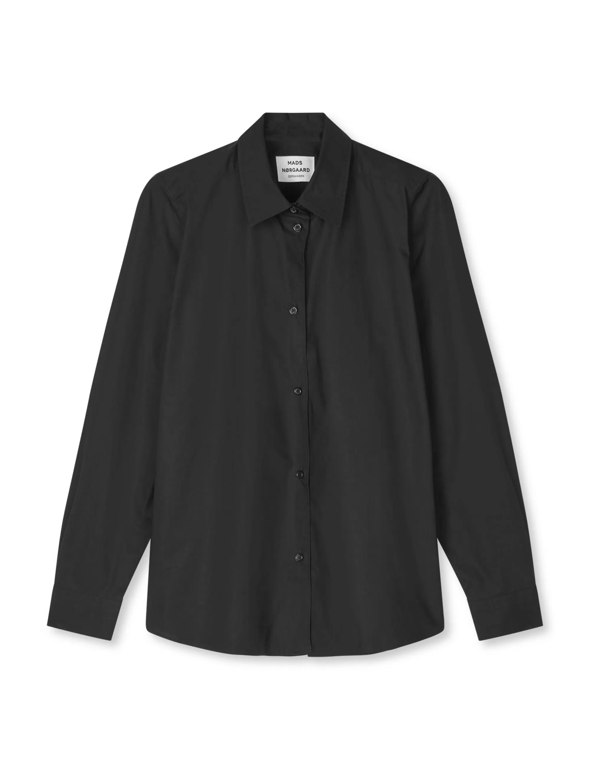 MADS NØRGAARD Cornwall Crane Shirt Black Store