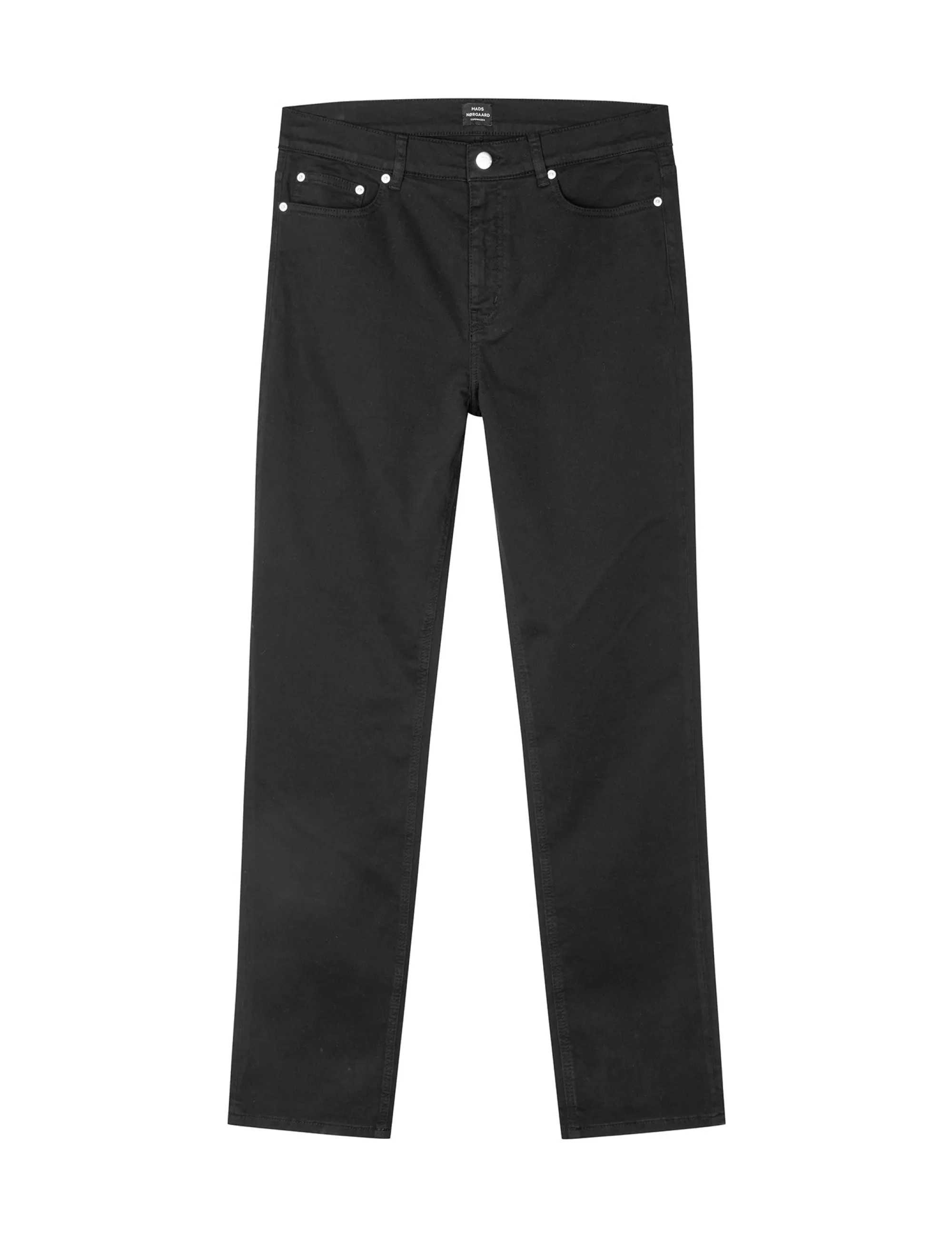 MADS NØRGAARD Cotton Five Pocket Jas Pant Black Fashion