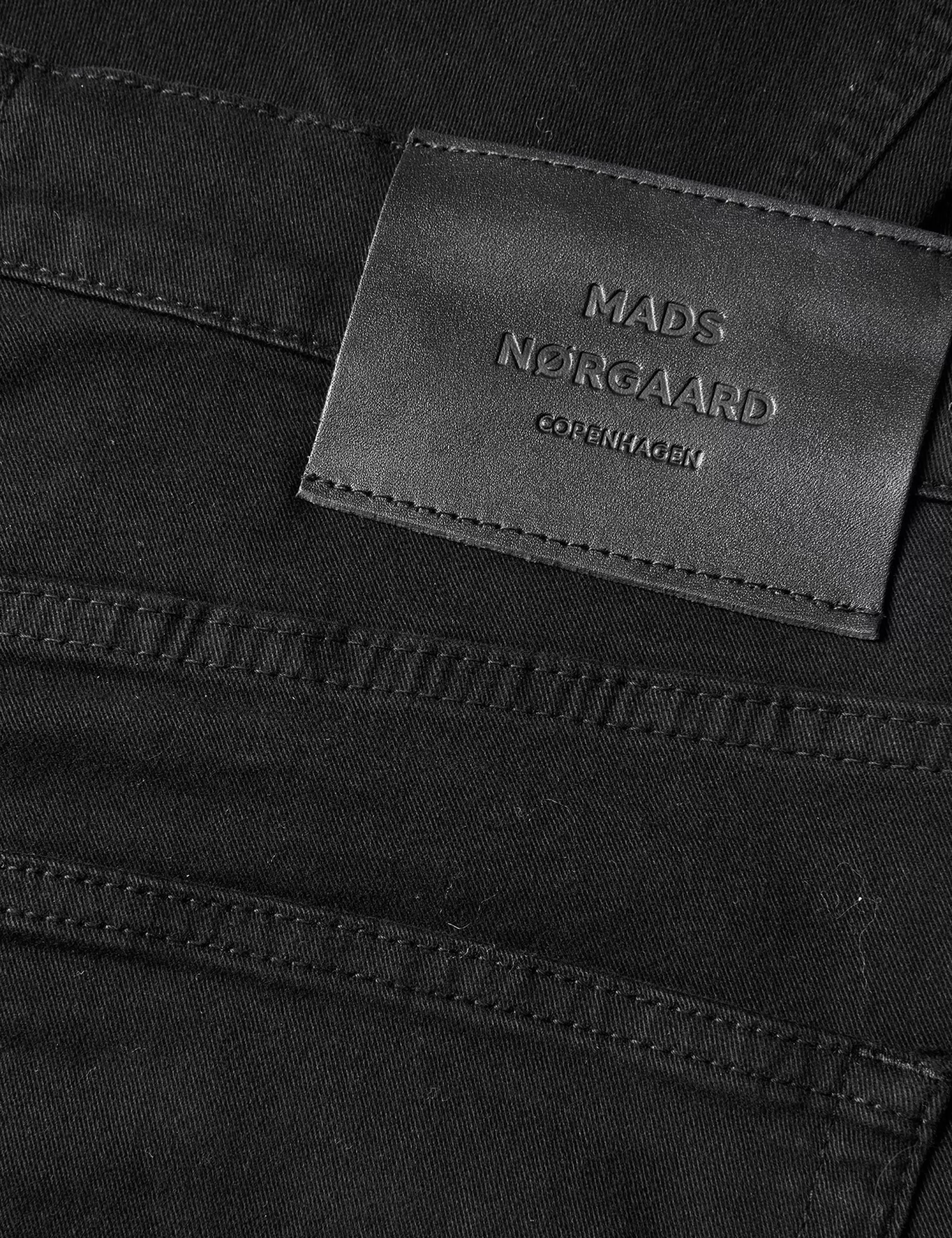 MADS NØRGAARD Cotton Five Pocket Jas Pant Black Fashion