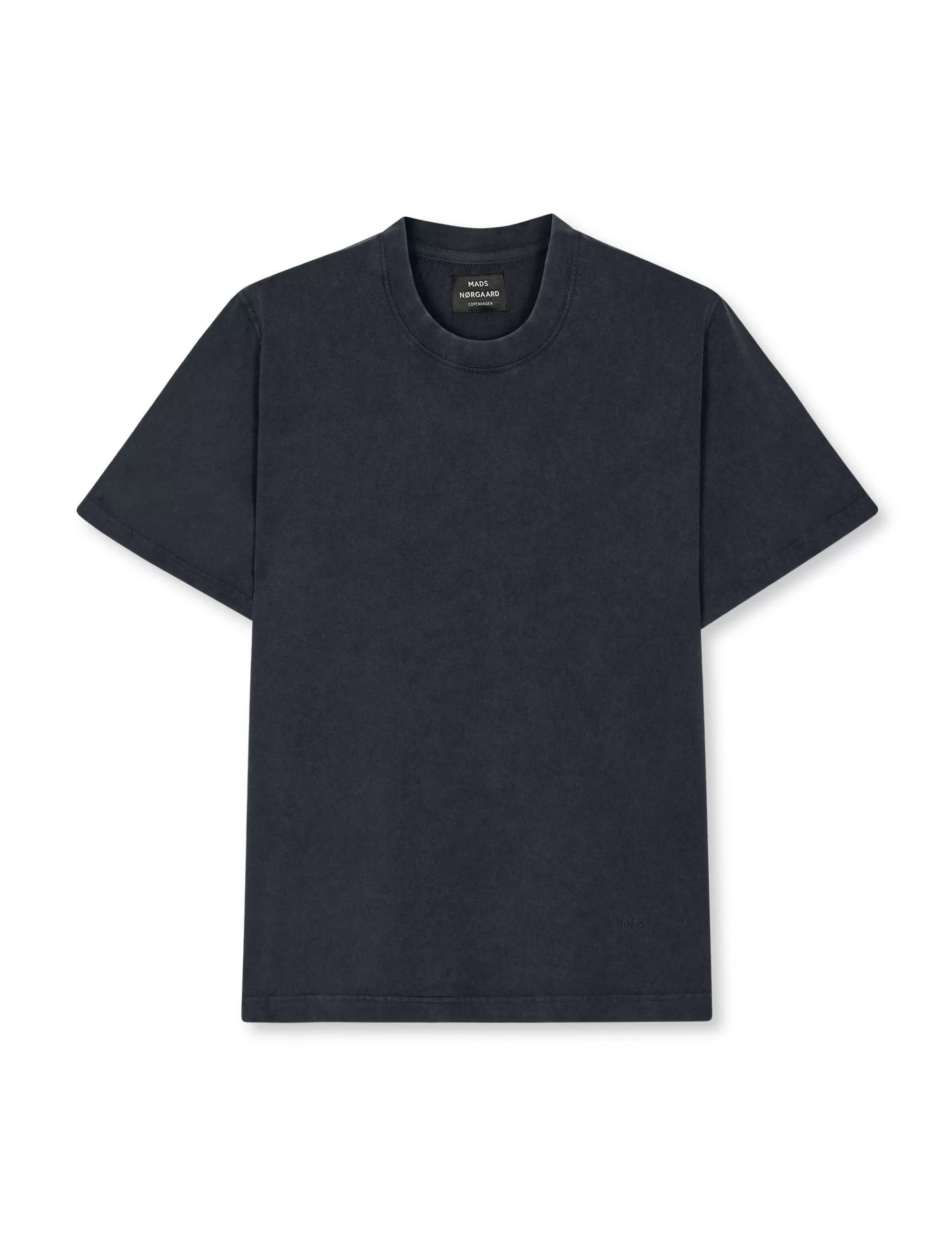 MADS NØRGAARD Cotton Jersey Dye Frode Tee Black Outlet