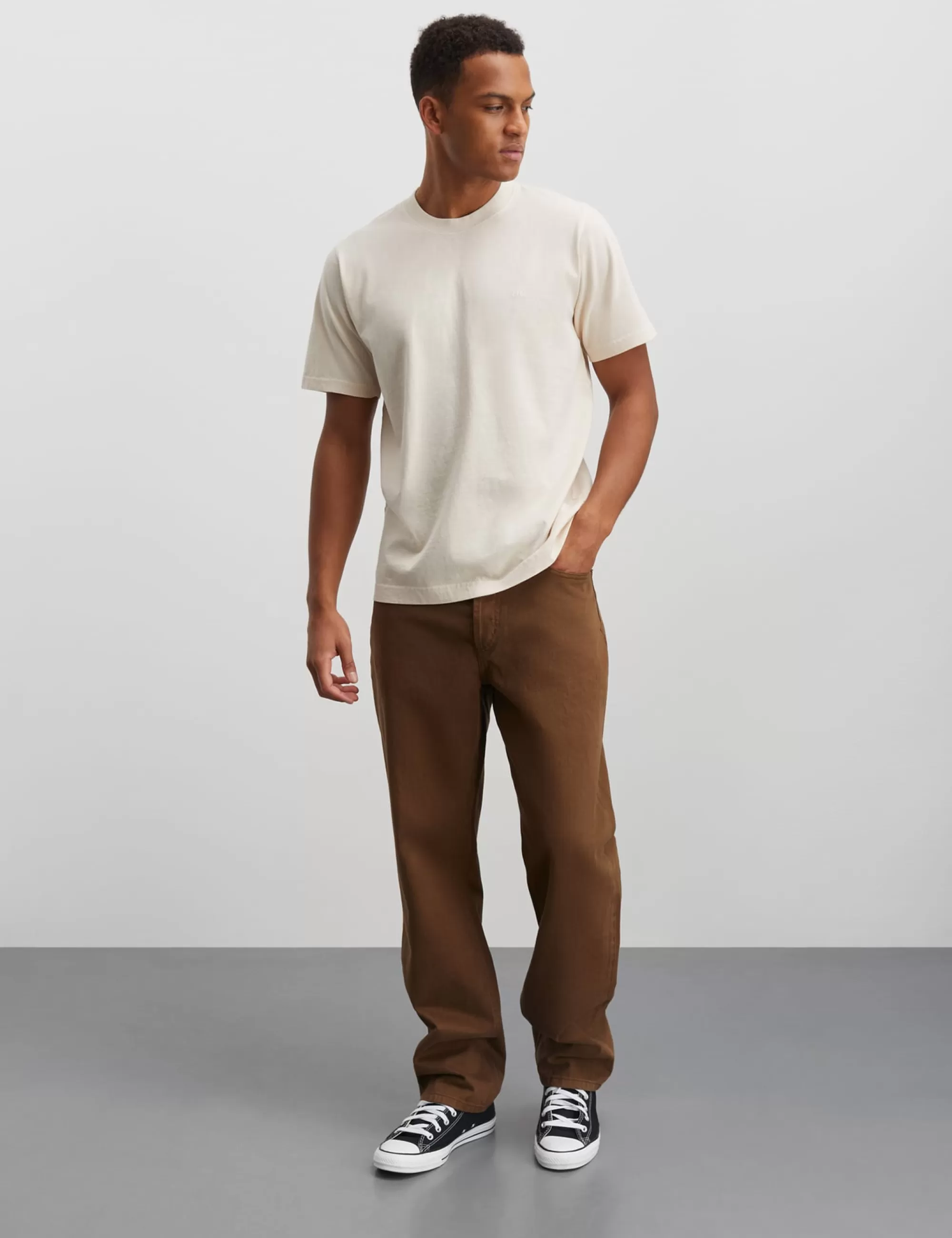 MADS NØRGAARD Cotton Jersey Dye Frode Tee Vanilla Ice Online