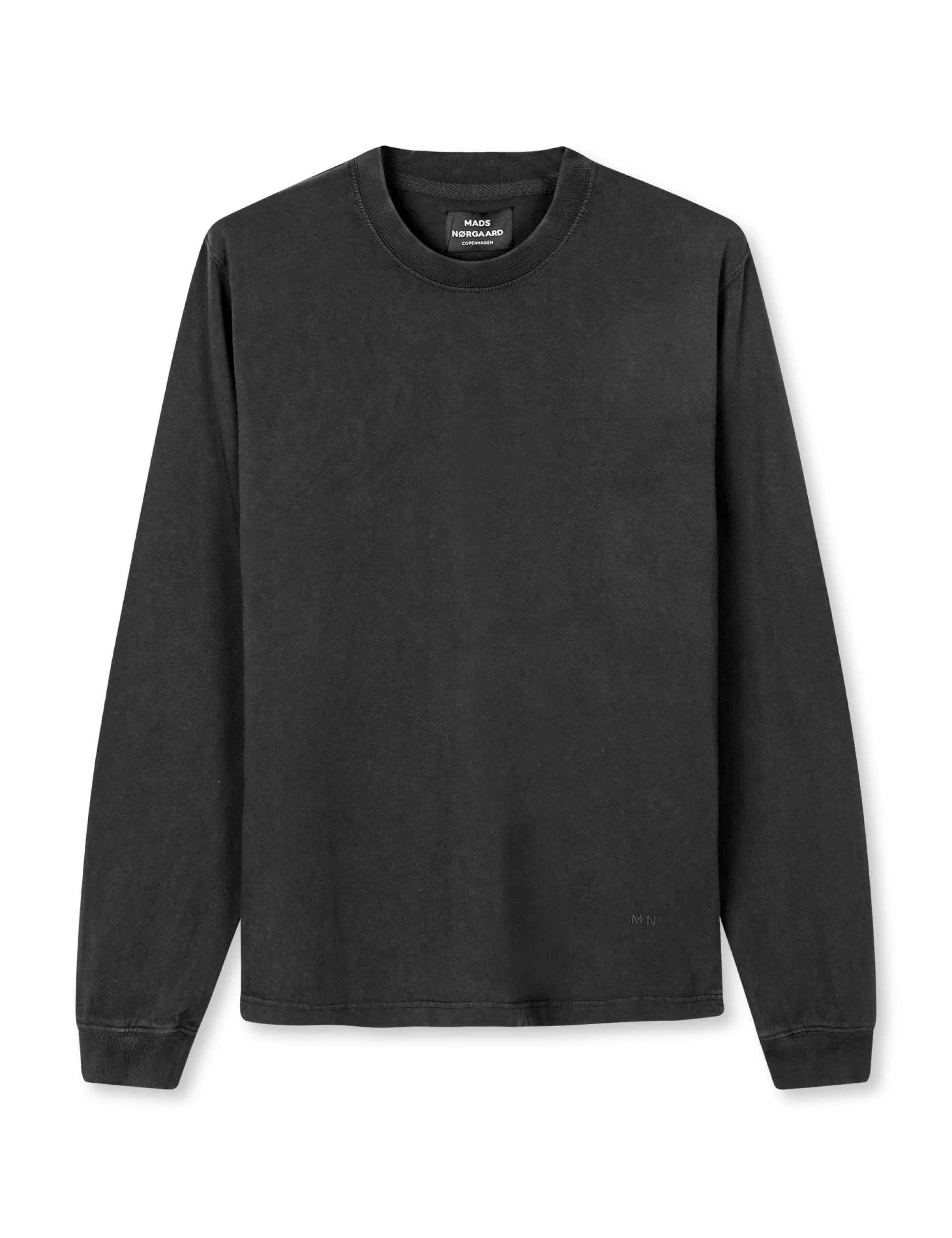 MADS NØRGAARD Cotton Jersey Dye Frode Tee LS Black Store