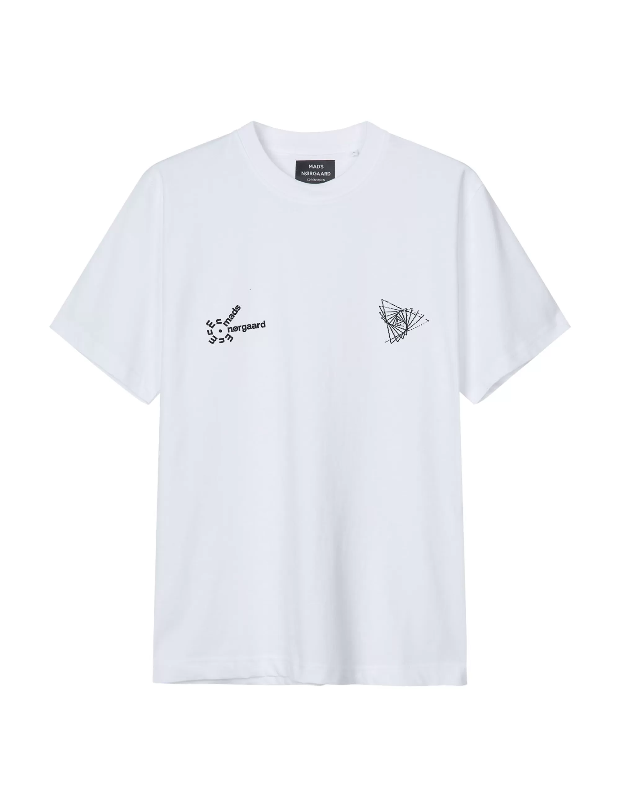 MADS NØRGAARD Cotton Jersey Frode Work Tee White Best