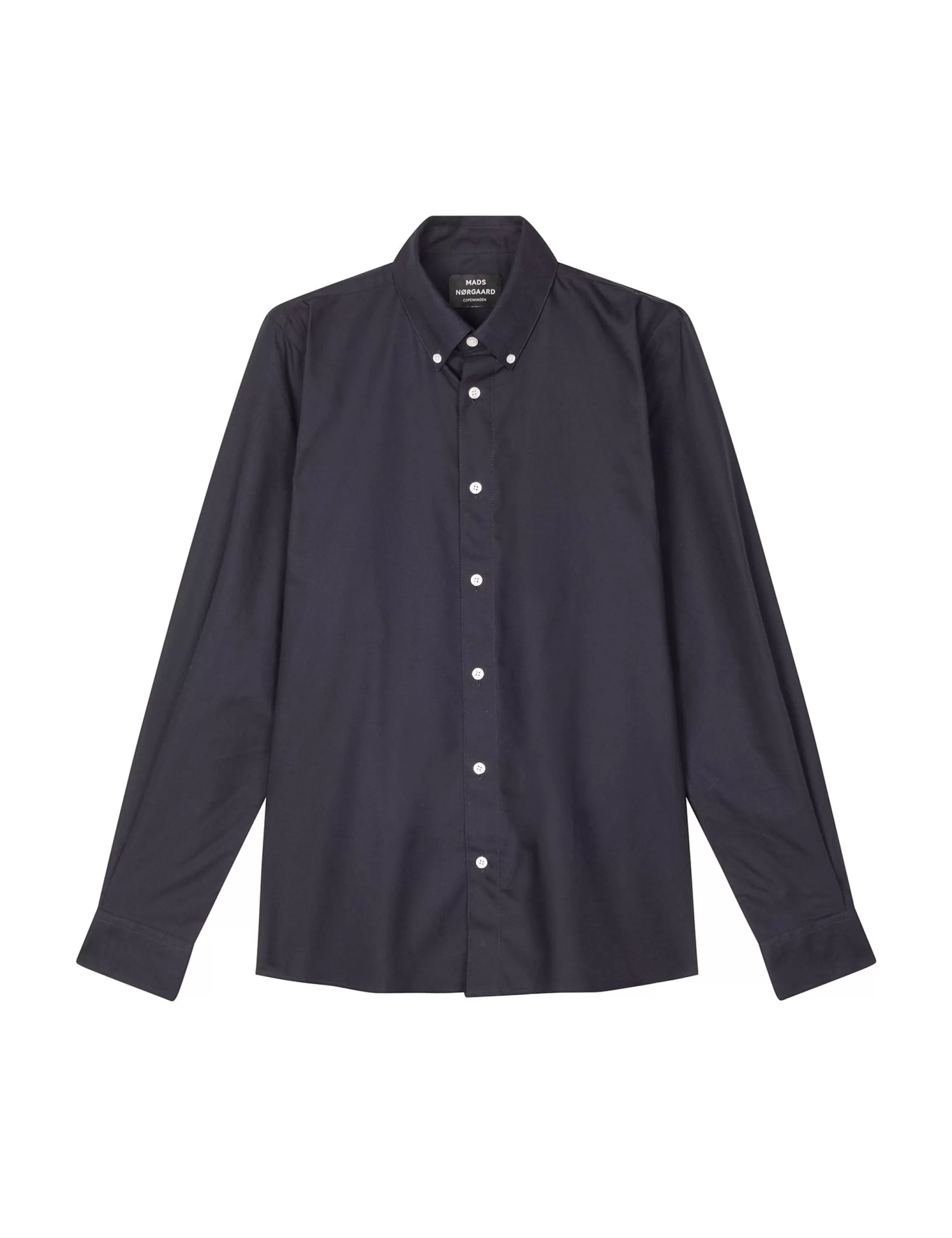 MADS NØRGAARD Cotton Oxford Sune Shirt BD Deep Well Flash Sale