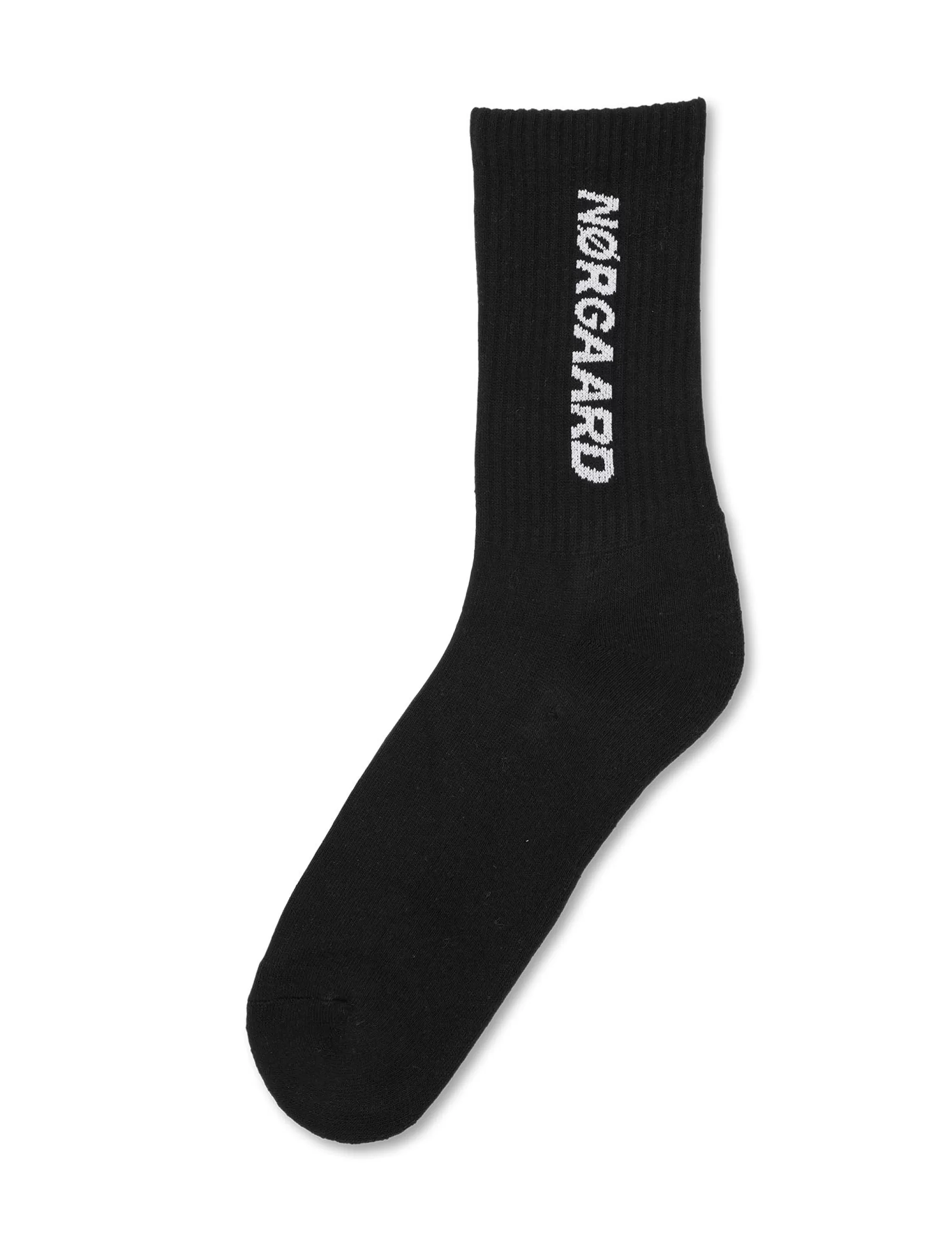 MADS NØRGAARD Cotton Tennis MN Classic Sock Black Cheap