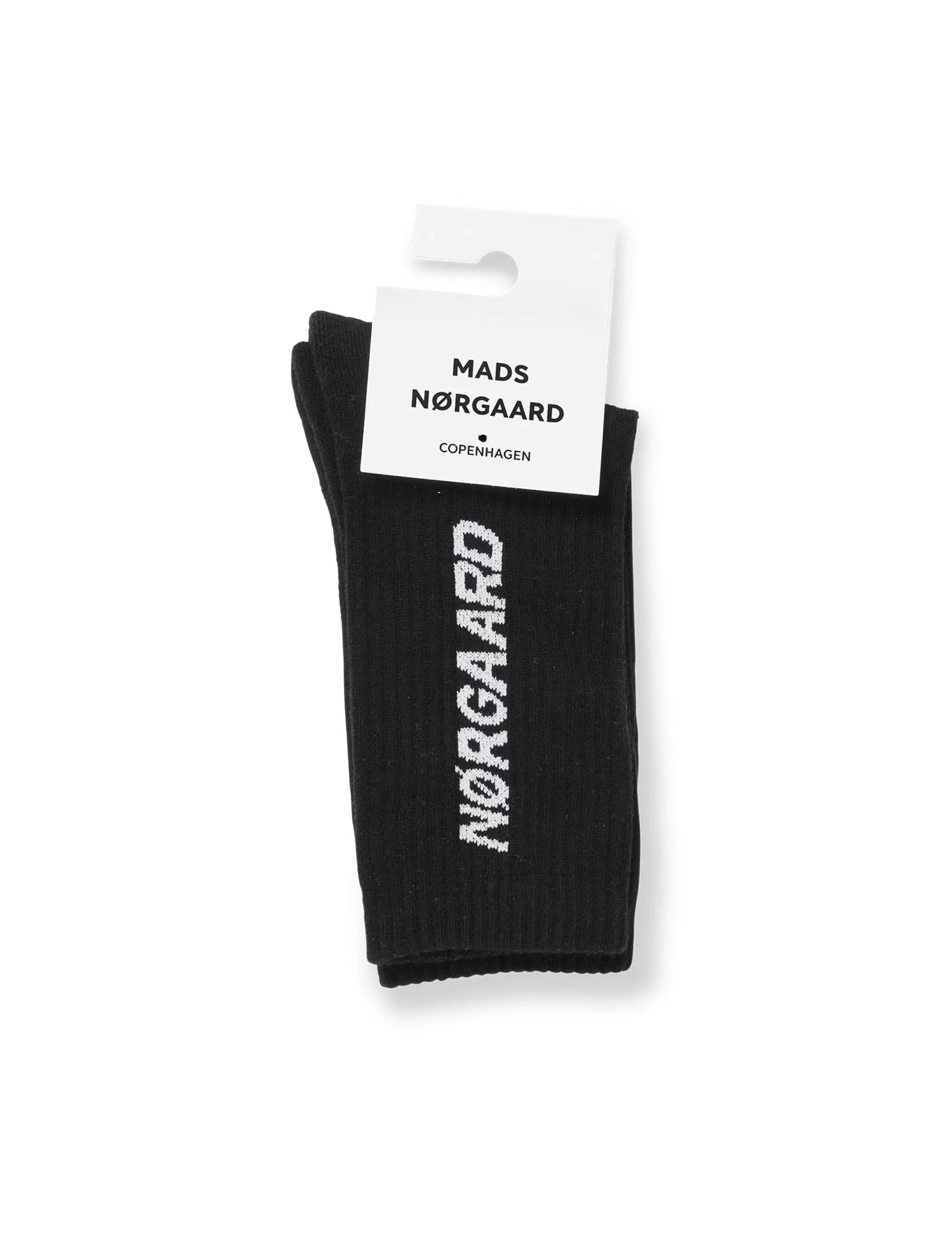 MADS NØRGAARD Cotton Tennis MN Classic Sock Black Cheap