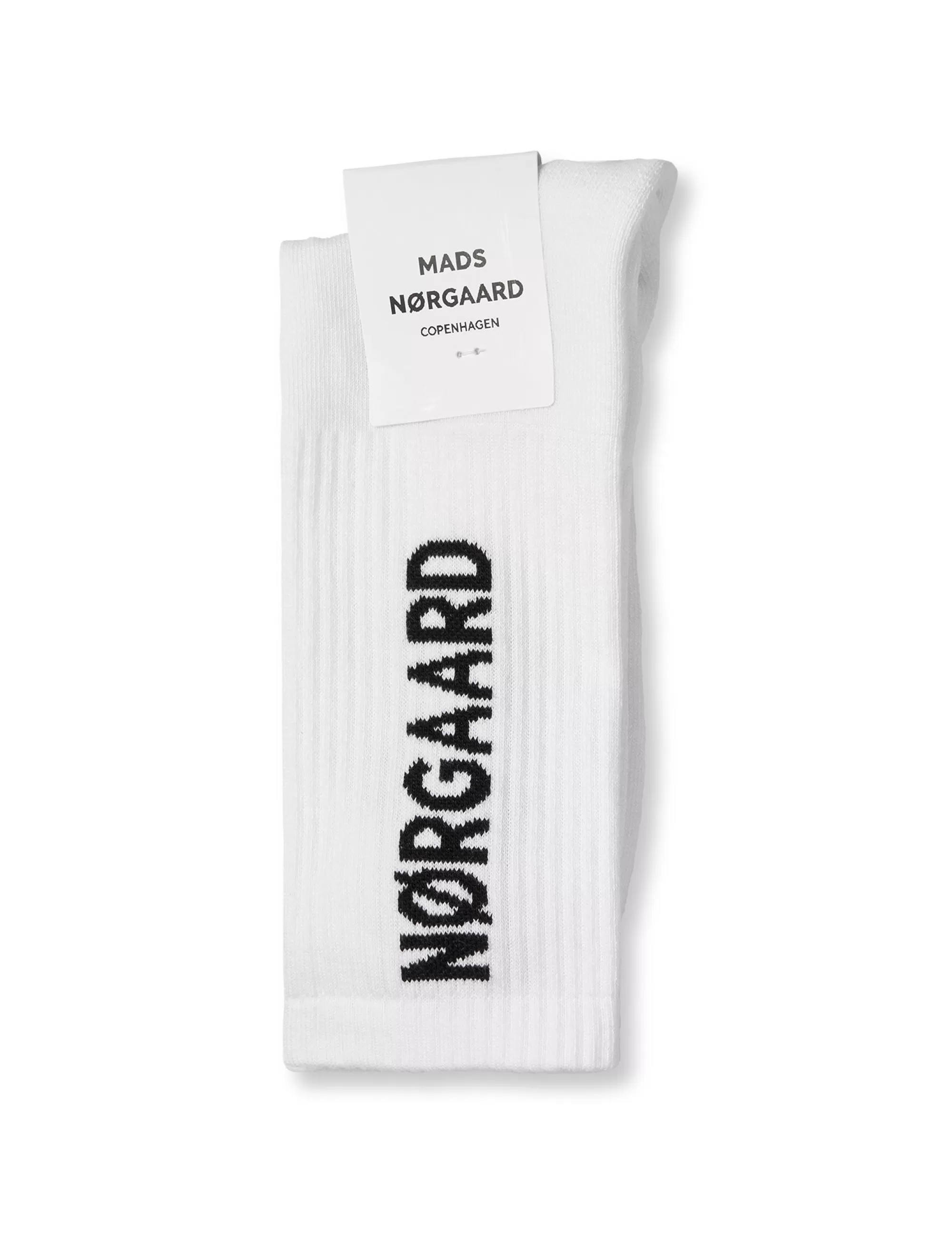 MADS NØRGAARD Cotton Tennis MN Classic Sock White Best