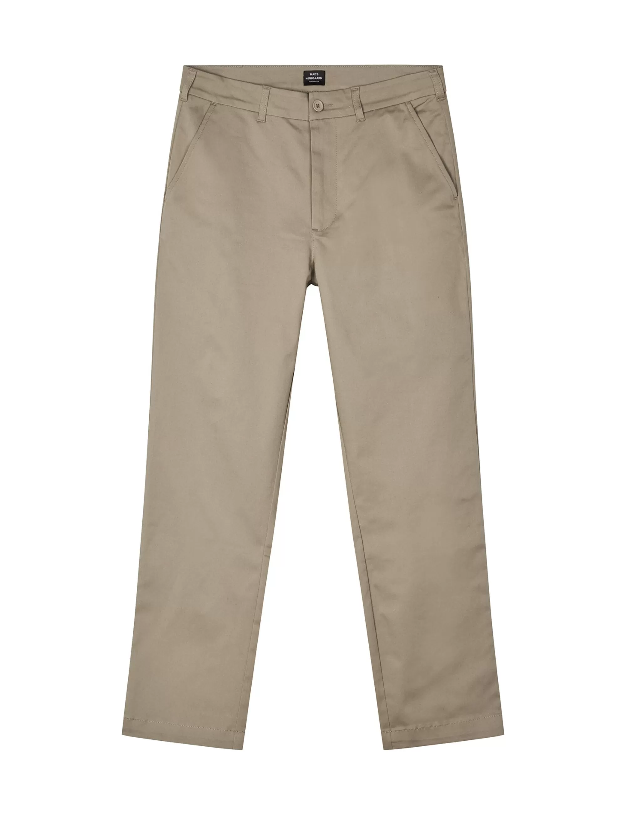 MADS NØRGAARD Cotton Twill Stretch Elias Pants Silver Sage Outlet