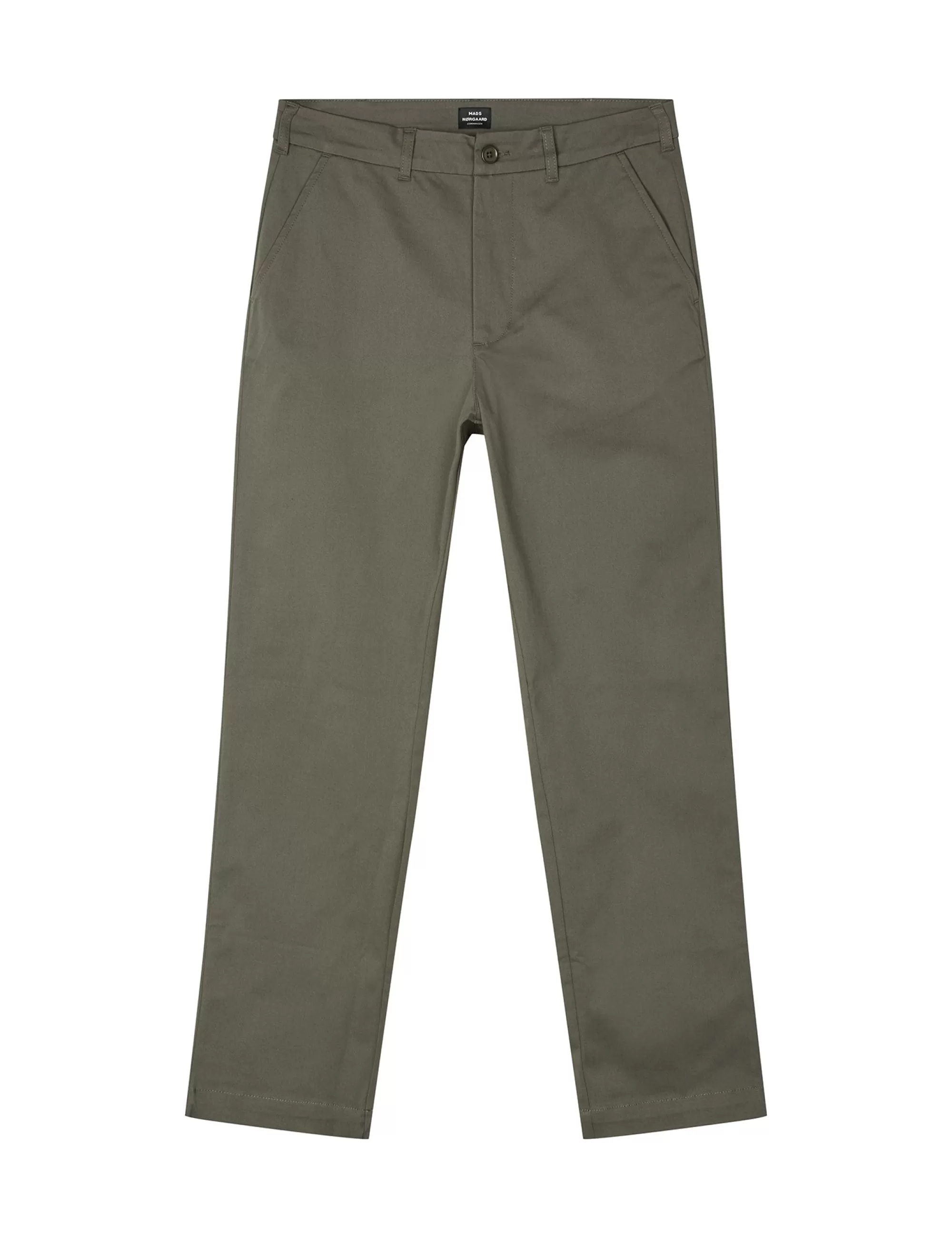 MADS NØRGAARD Cotton Twill Stretch Elias Pants Beluga Best