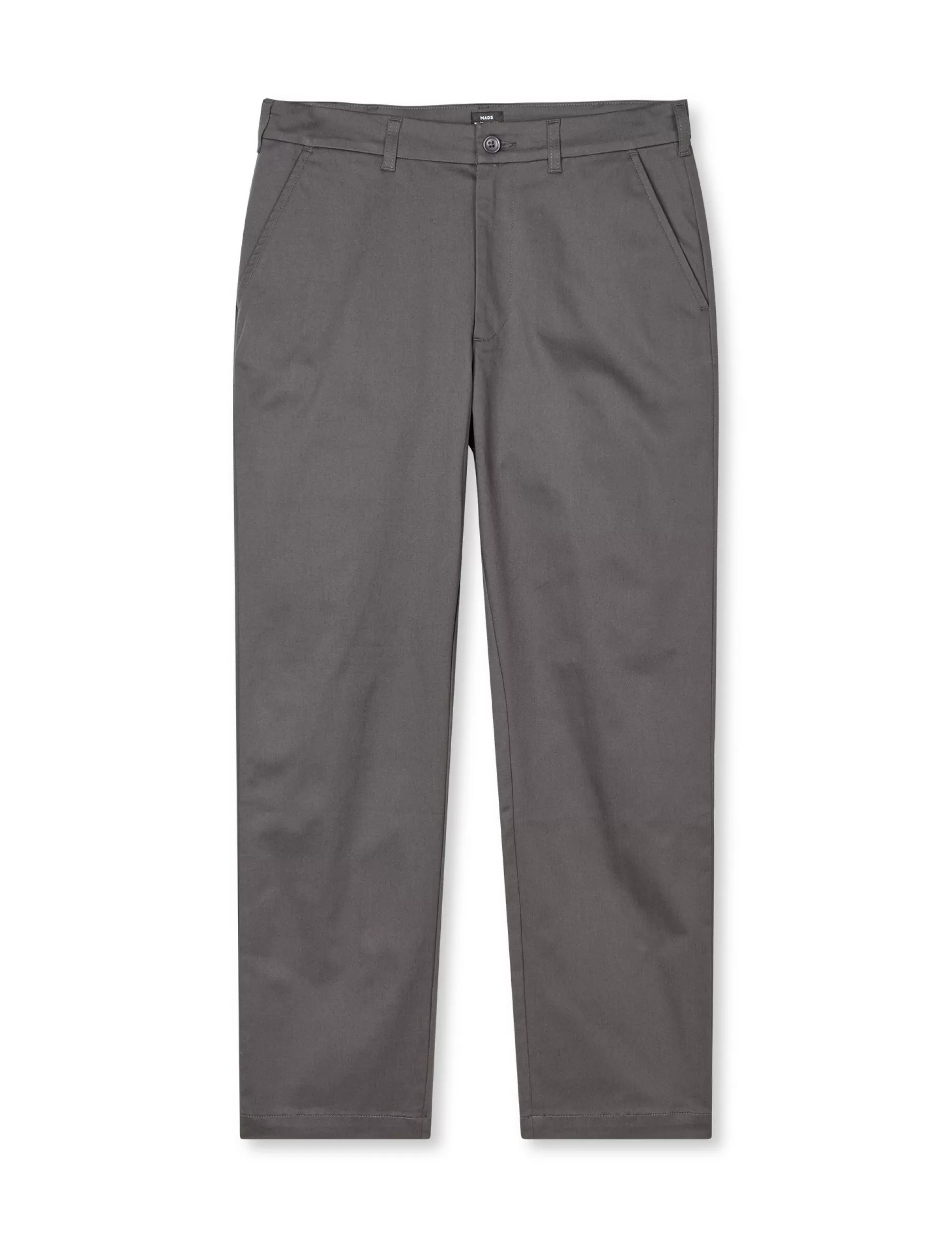 MADS NØRGAARD Cotton Twill Stretch Elias Pants Black Oyster Hot