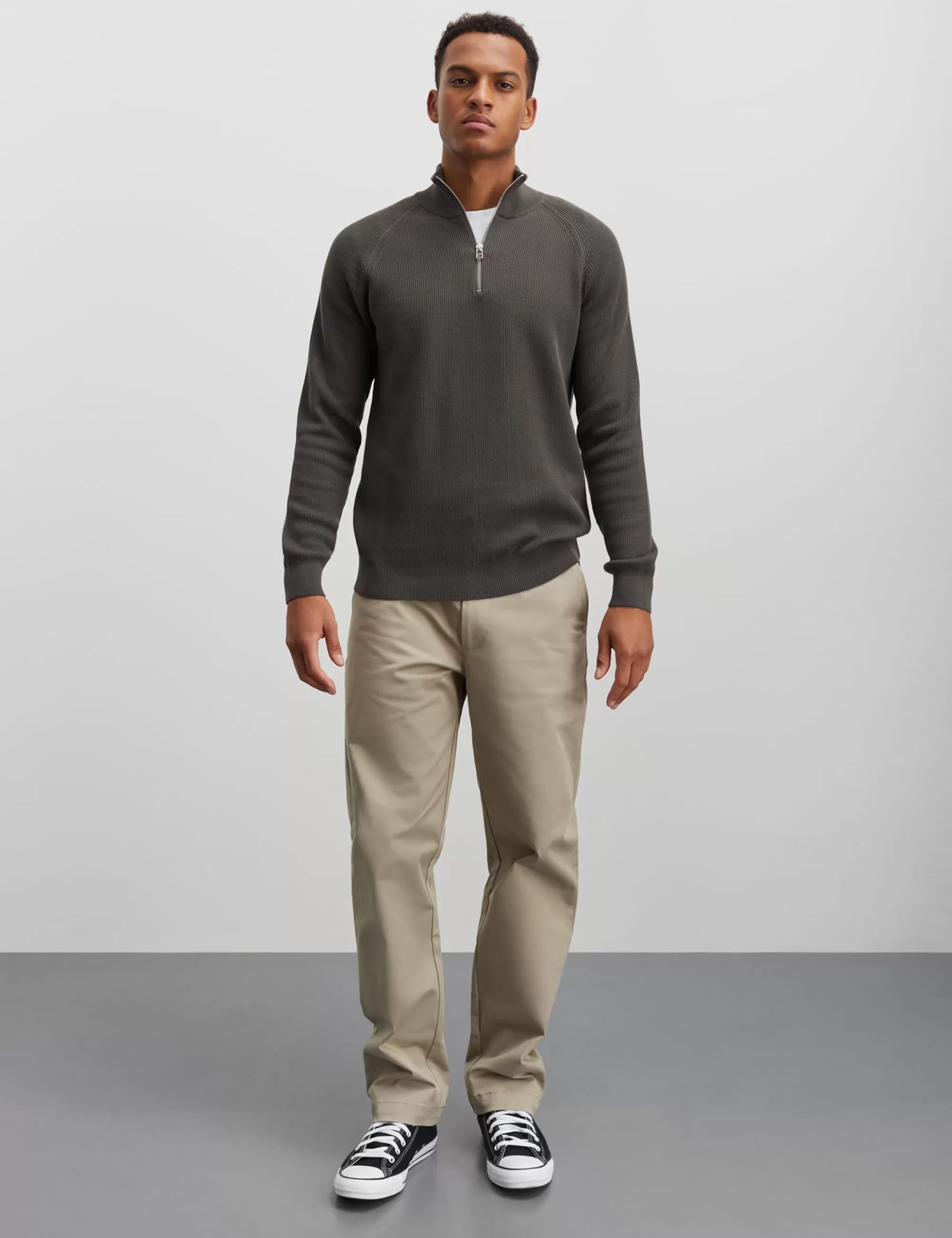 MADS NØRGAARD Cotton Twill Stretch Elias Pants Silver Sage Outlet