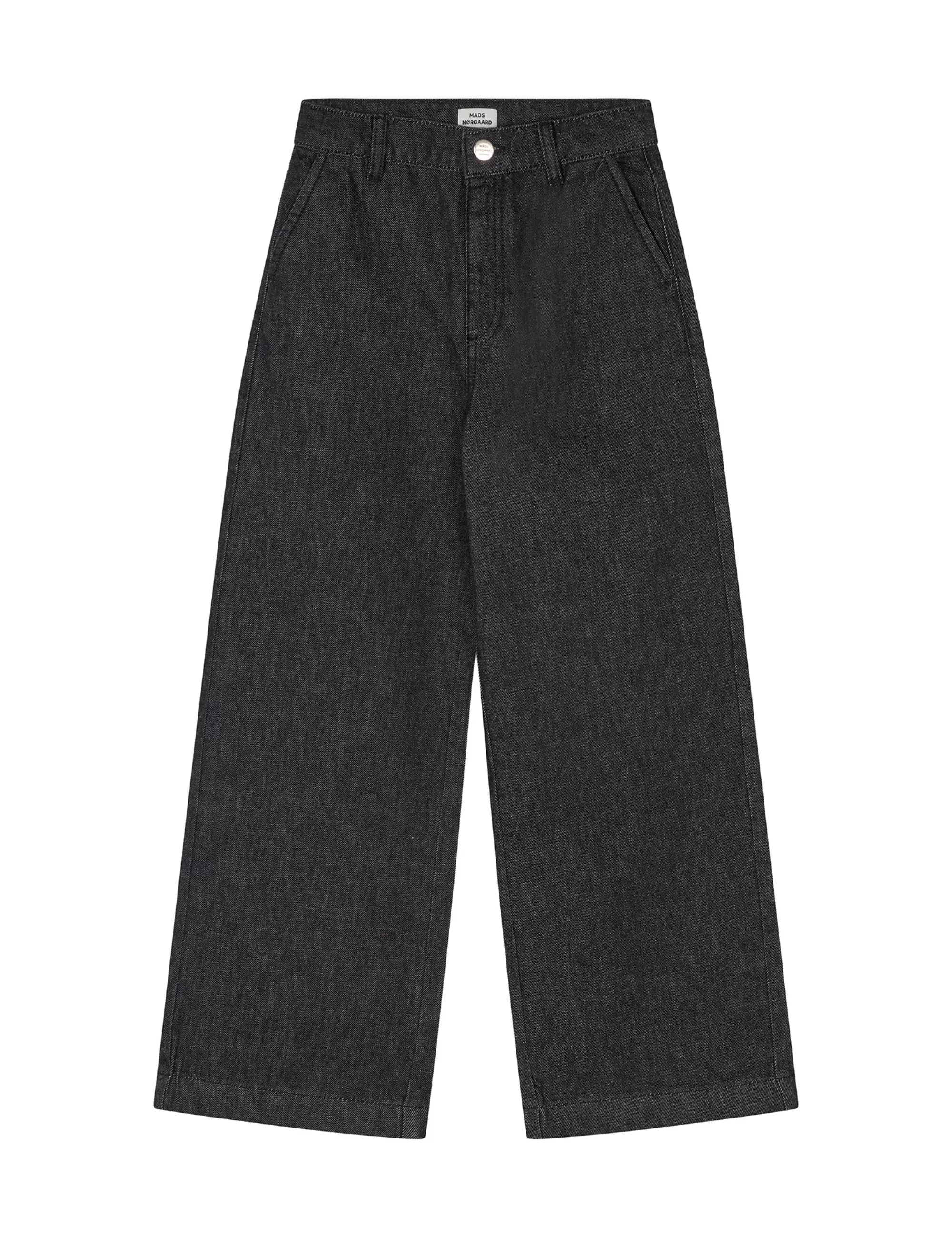 MADS NØRGAARD Dark Denim Pilao Pants Black Cheap