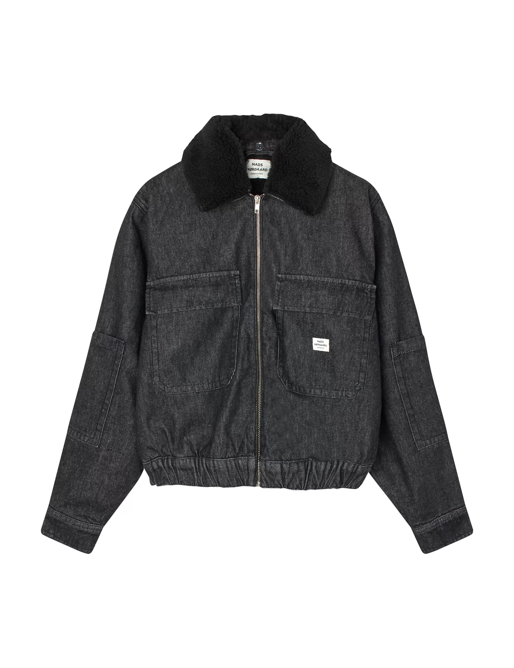 MADS NØRGAARD Dark Denim Sunny Jacket Black Sale