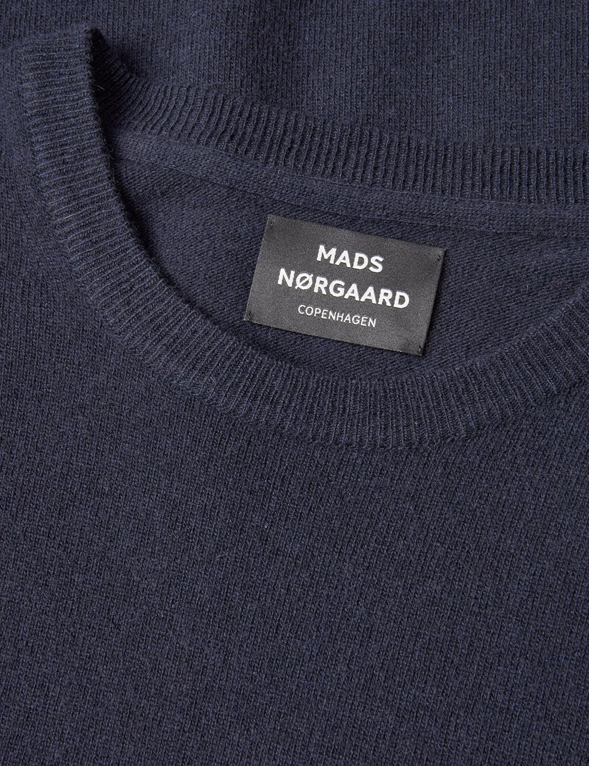 MADS NØRGAARD Eco Wool Karsten Knit Deep Well Hot