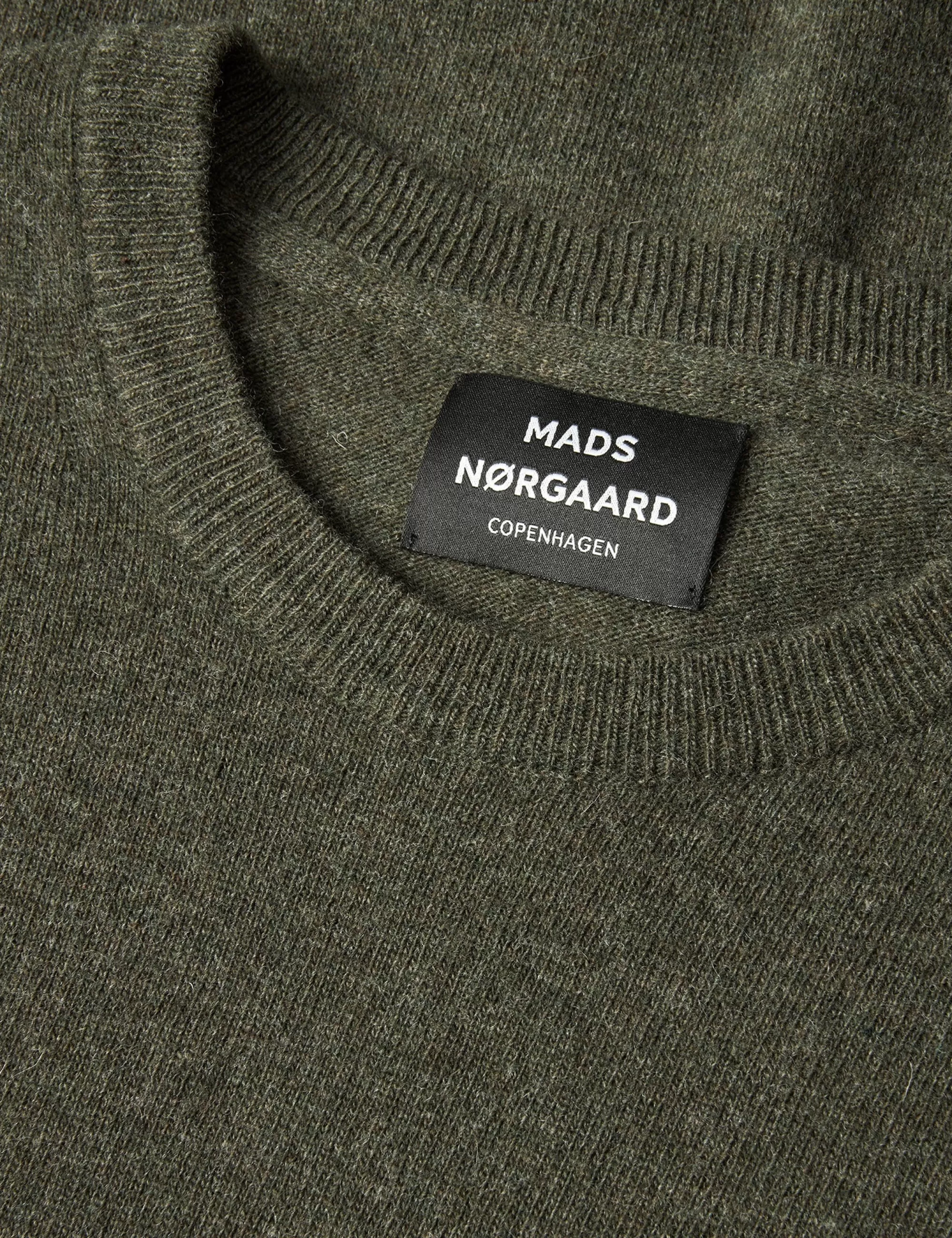 MADS NØRGAARD Eco Wool Karsten Knit Beluga Best Sale