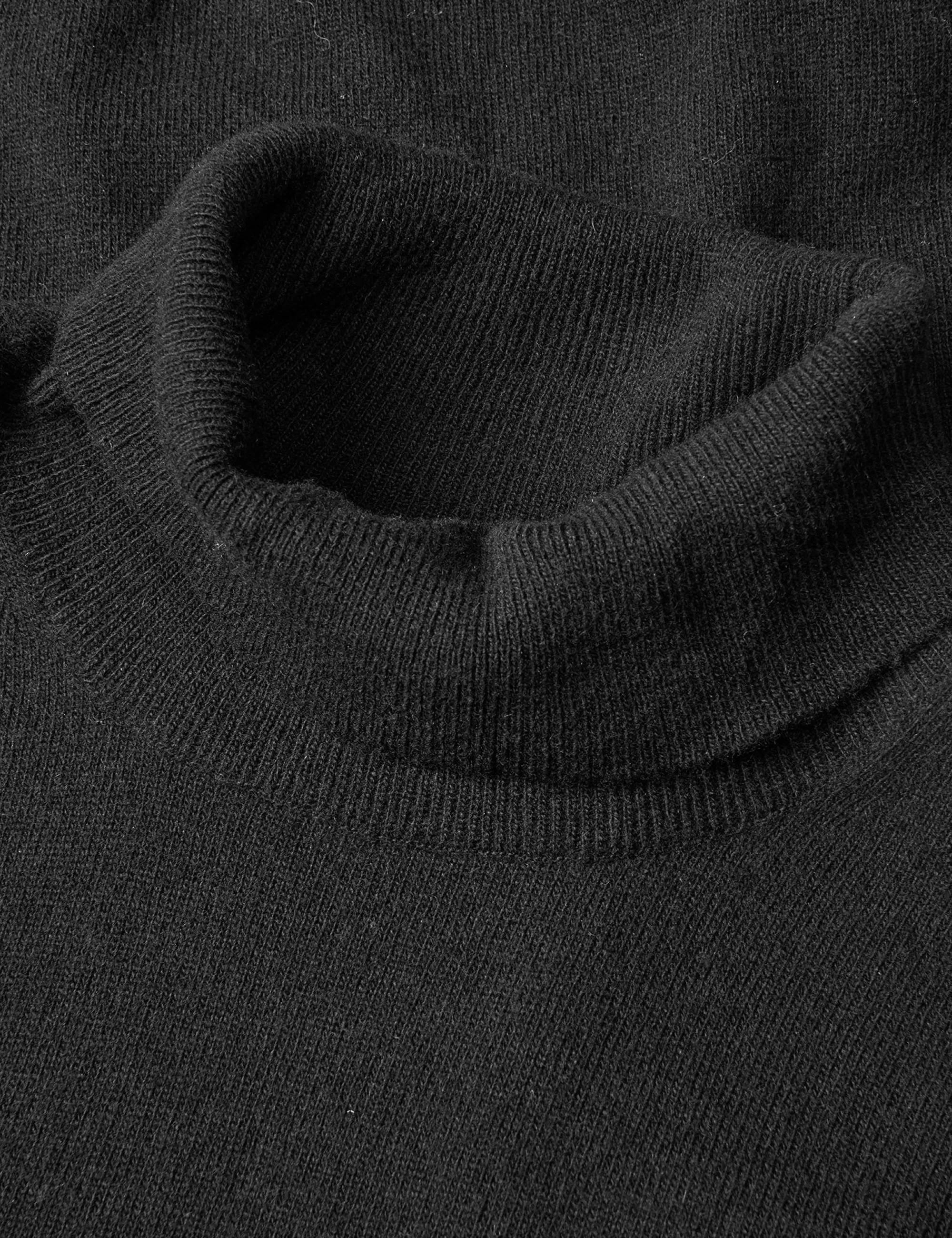 MADS NØRGAARD Eco Wool Thomas Knit Black Best