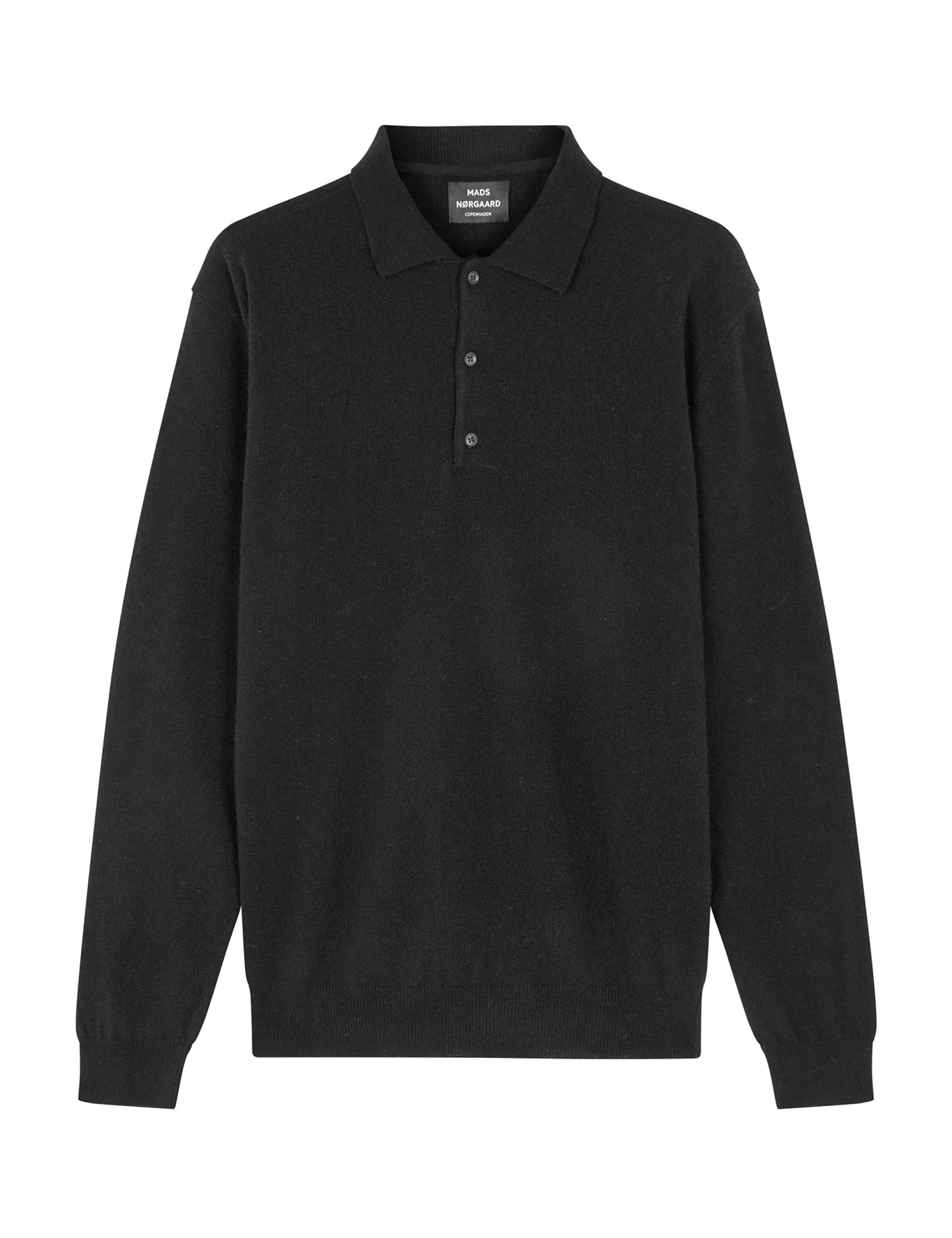 MADS NØRGAARD Eco Wool Tristan Knit Black New