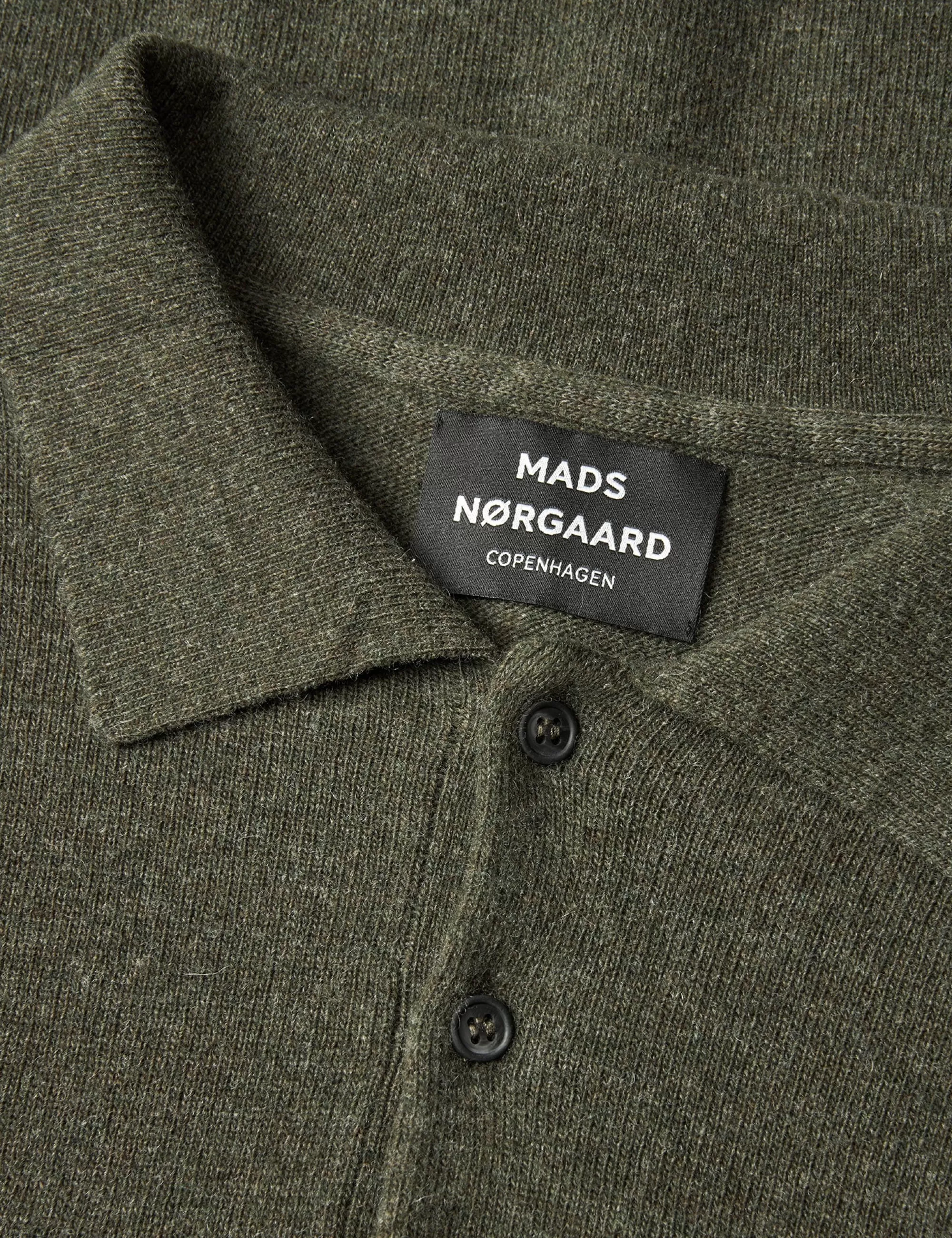 MADS NØRGAARD Eco Wool Tristan Knit Beluga Outlet