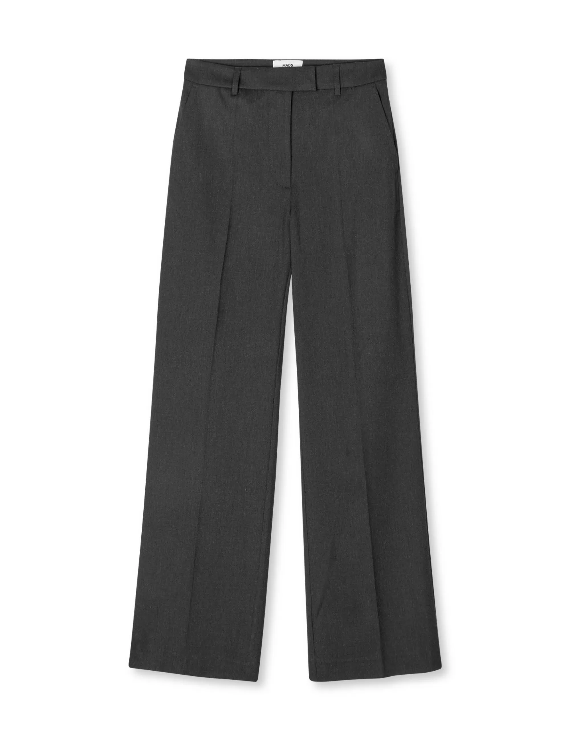 MADS NØRGAARD Fulva Perry Pants Dark Grey Melange Cheap