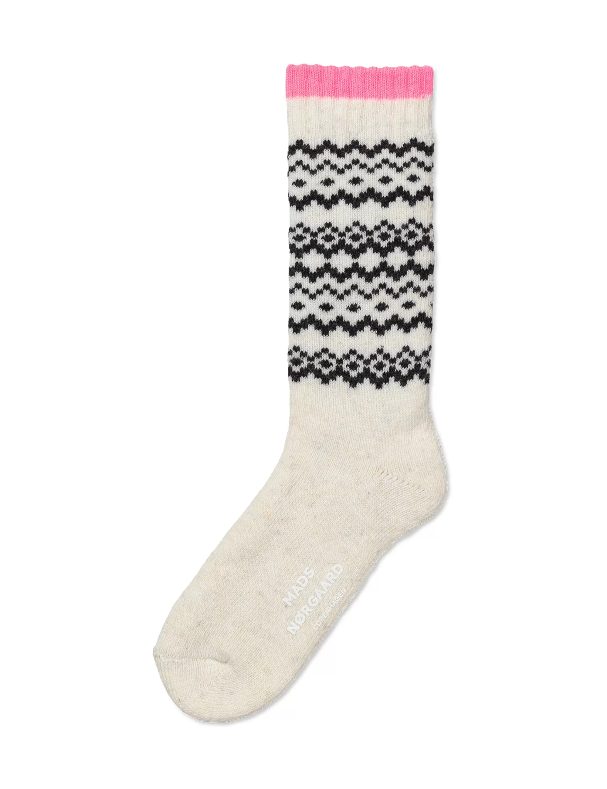 MADS NØRGAARD Iceland Sali Sock Winter White Hot