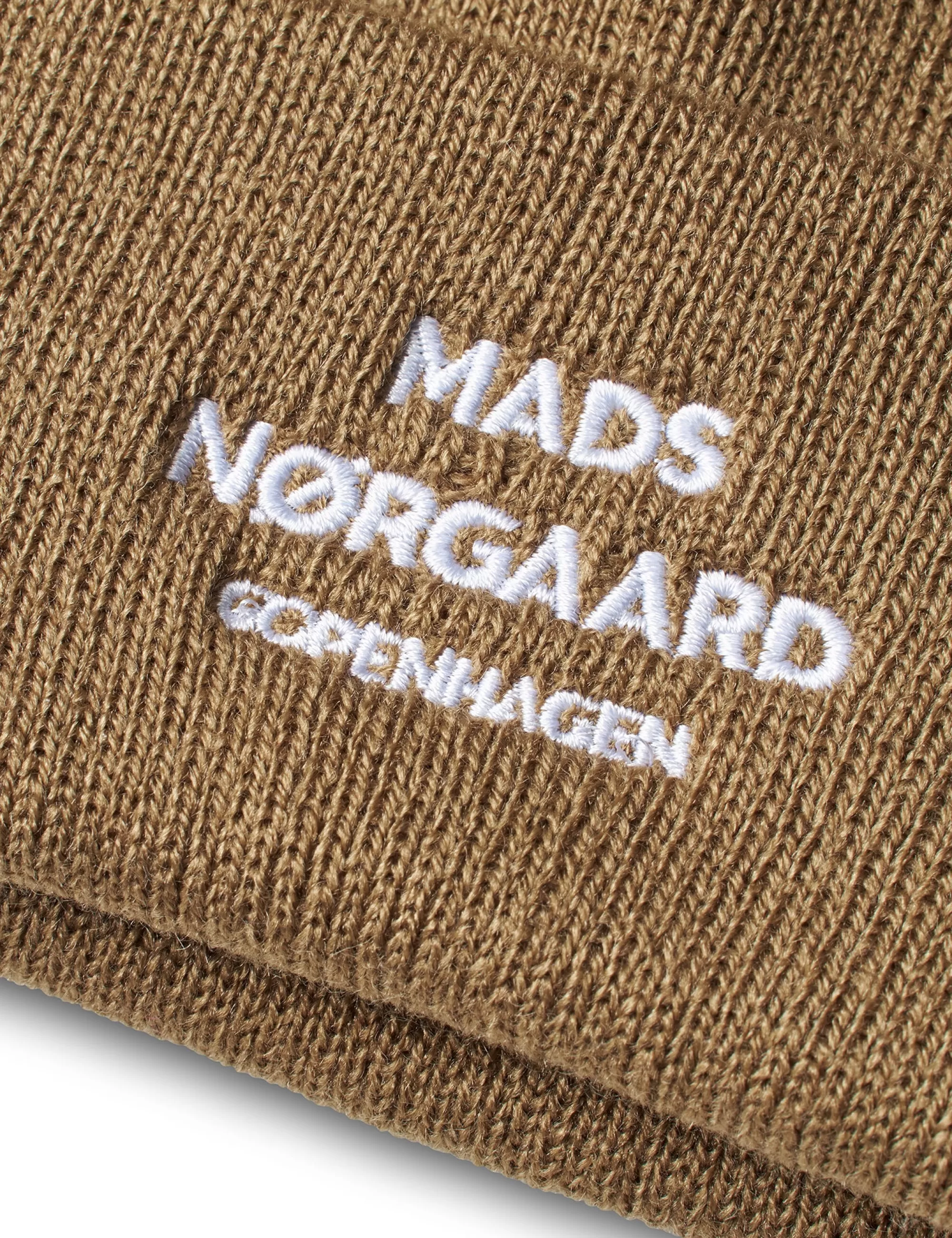 MADS NØRGAARD Isak Logo Ambas Beanie Lead Gray Shop