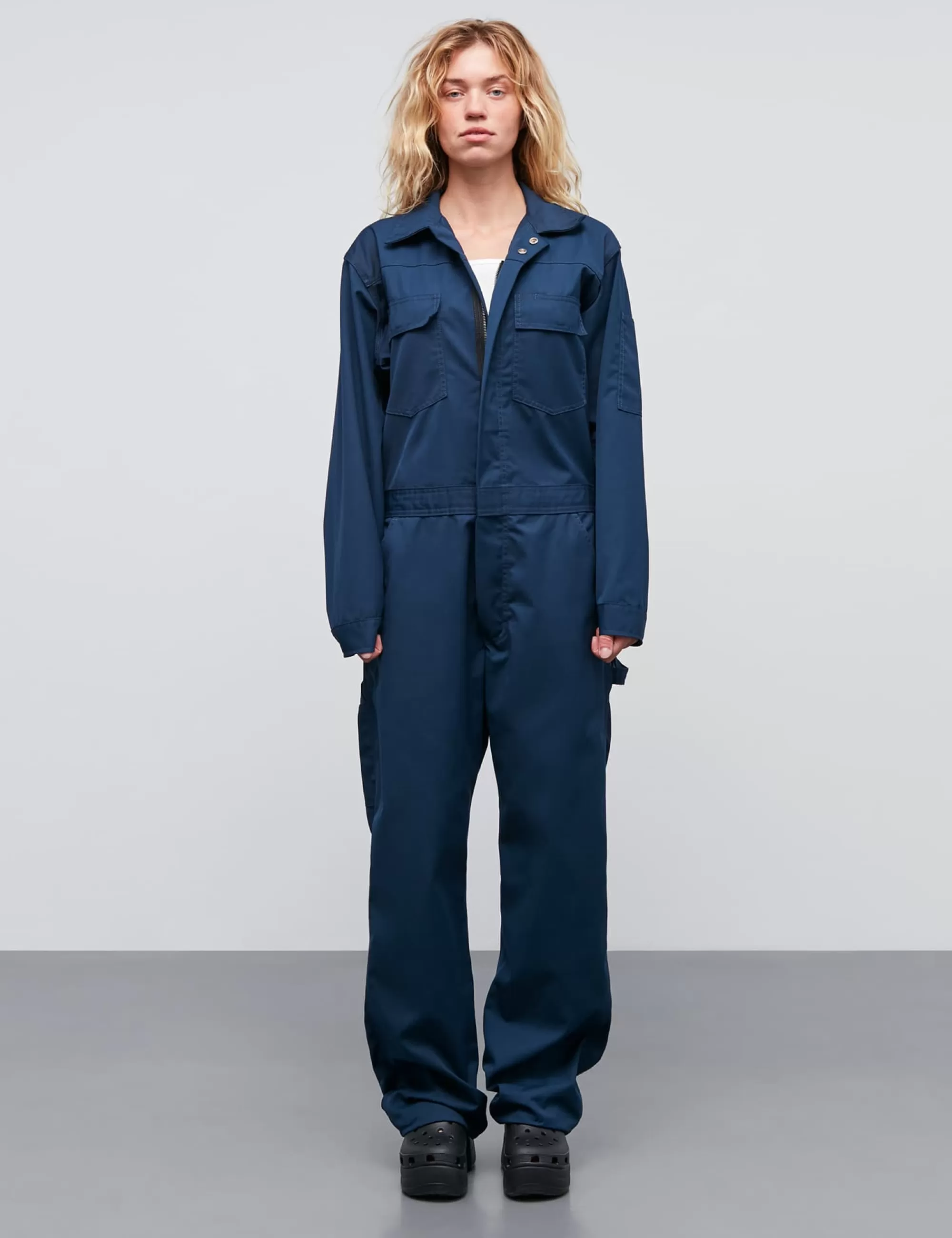 MADS NØRGAARD Kansas MN Twill Boilersuit Navy Cheap