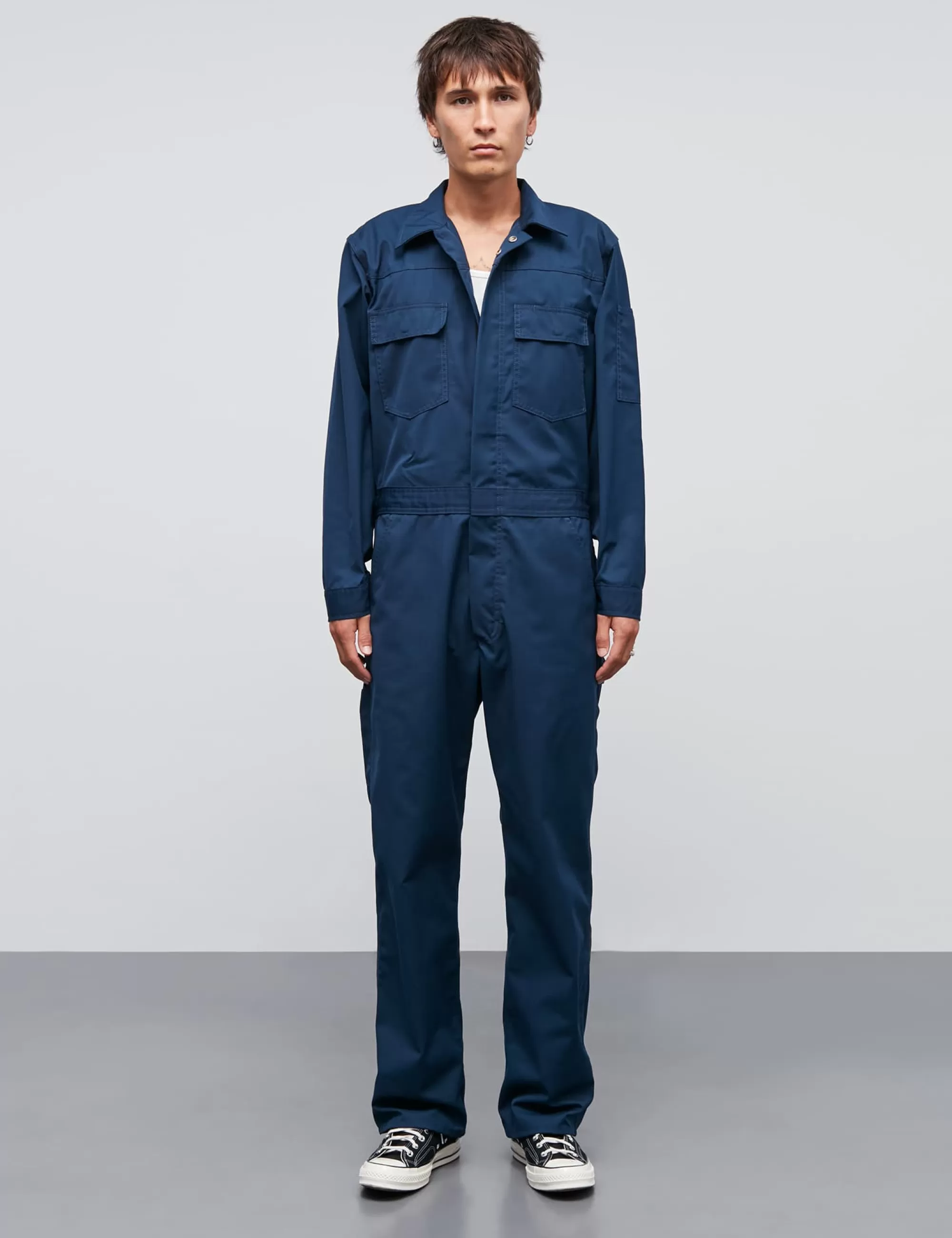 MADS NØRGAARD Kansas MN Twill Boilersuit Navy Cheap