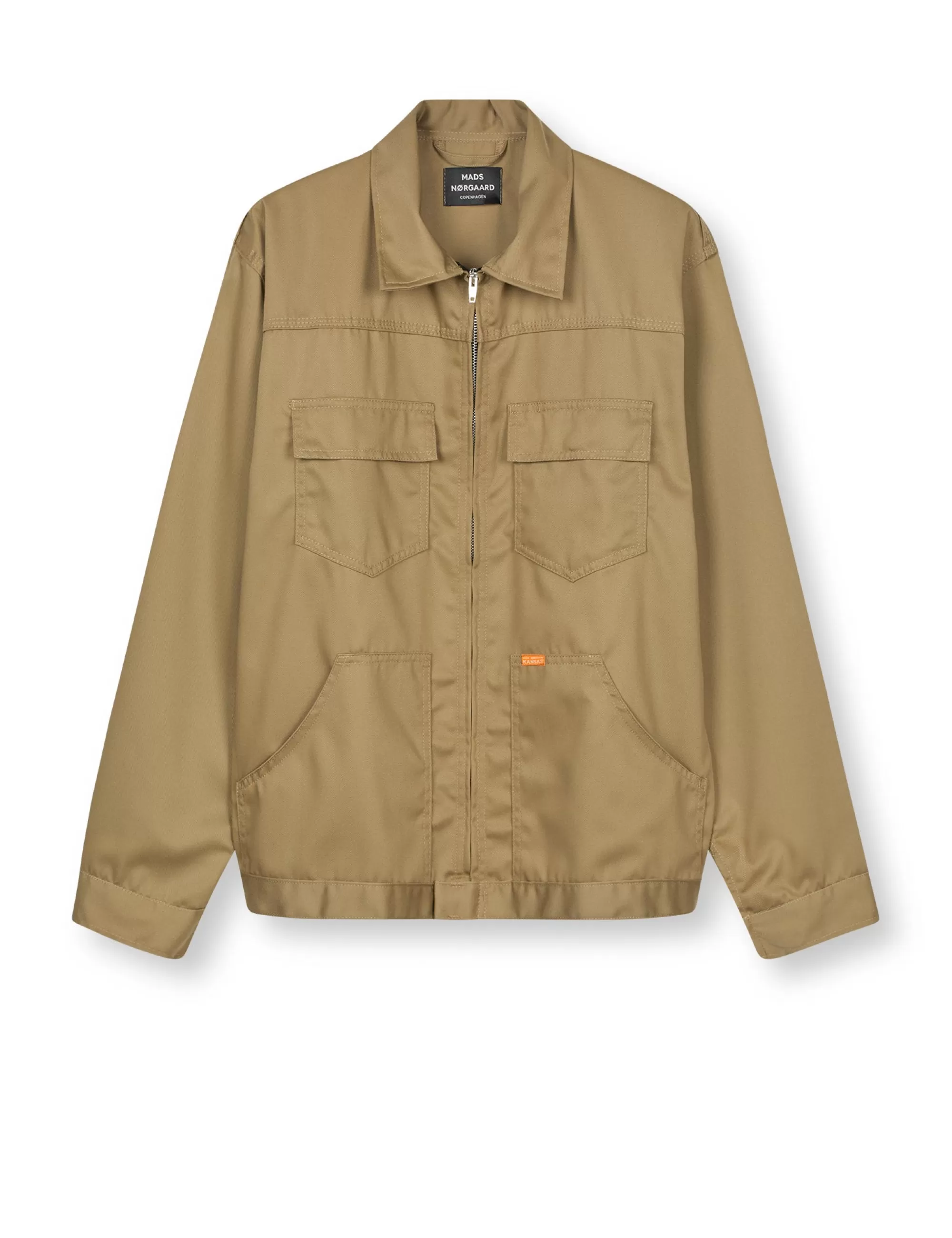 MADS NØRGAARD Kansas MN Twill Jacket Khaki Shop