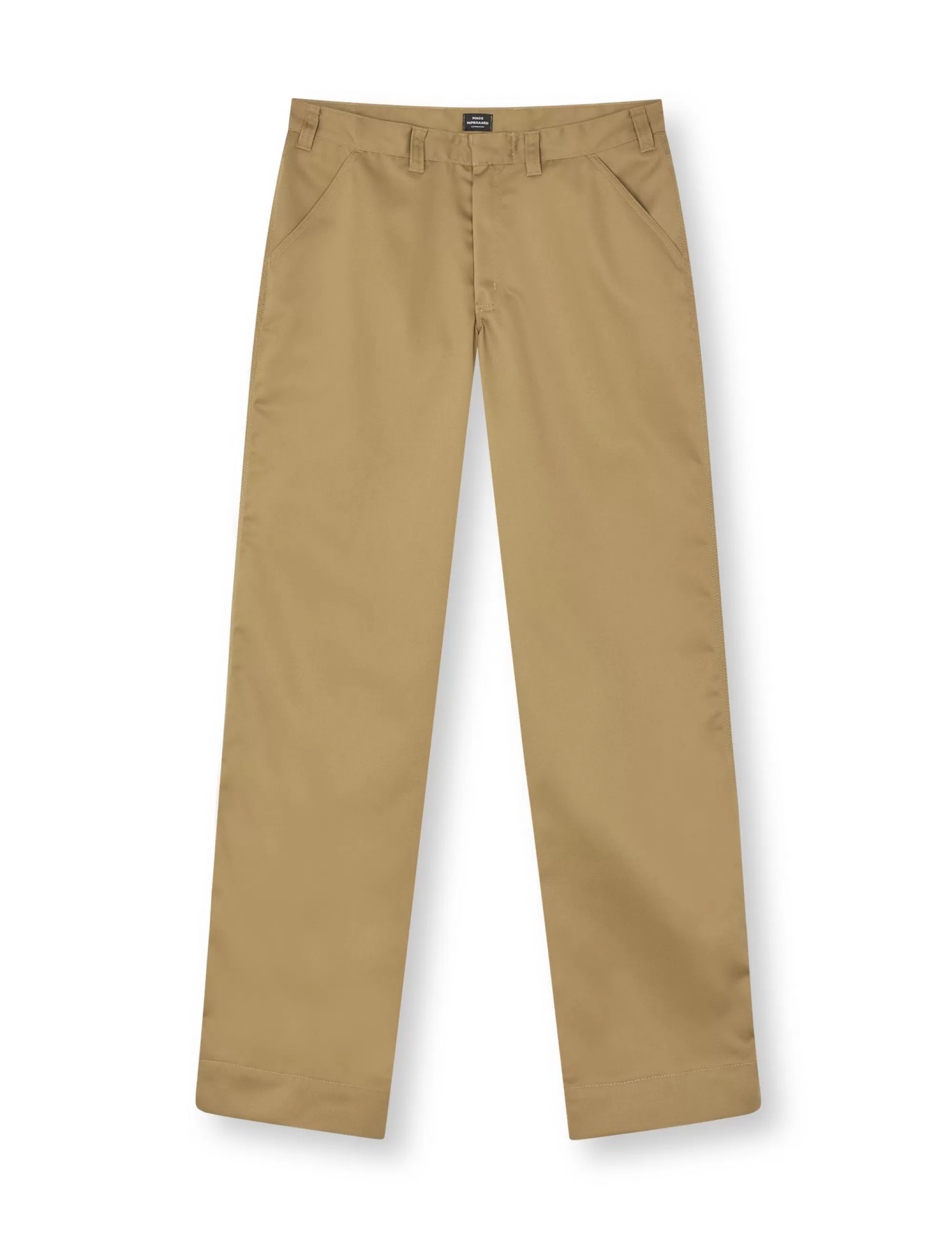 MADS NØRGAARD Kansas MN Twill Trousers Khaki Cheap