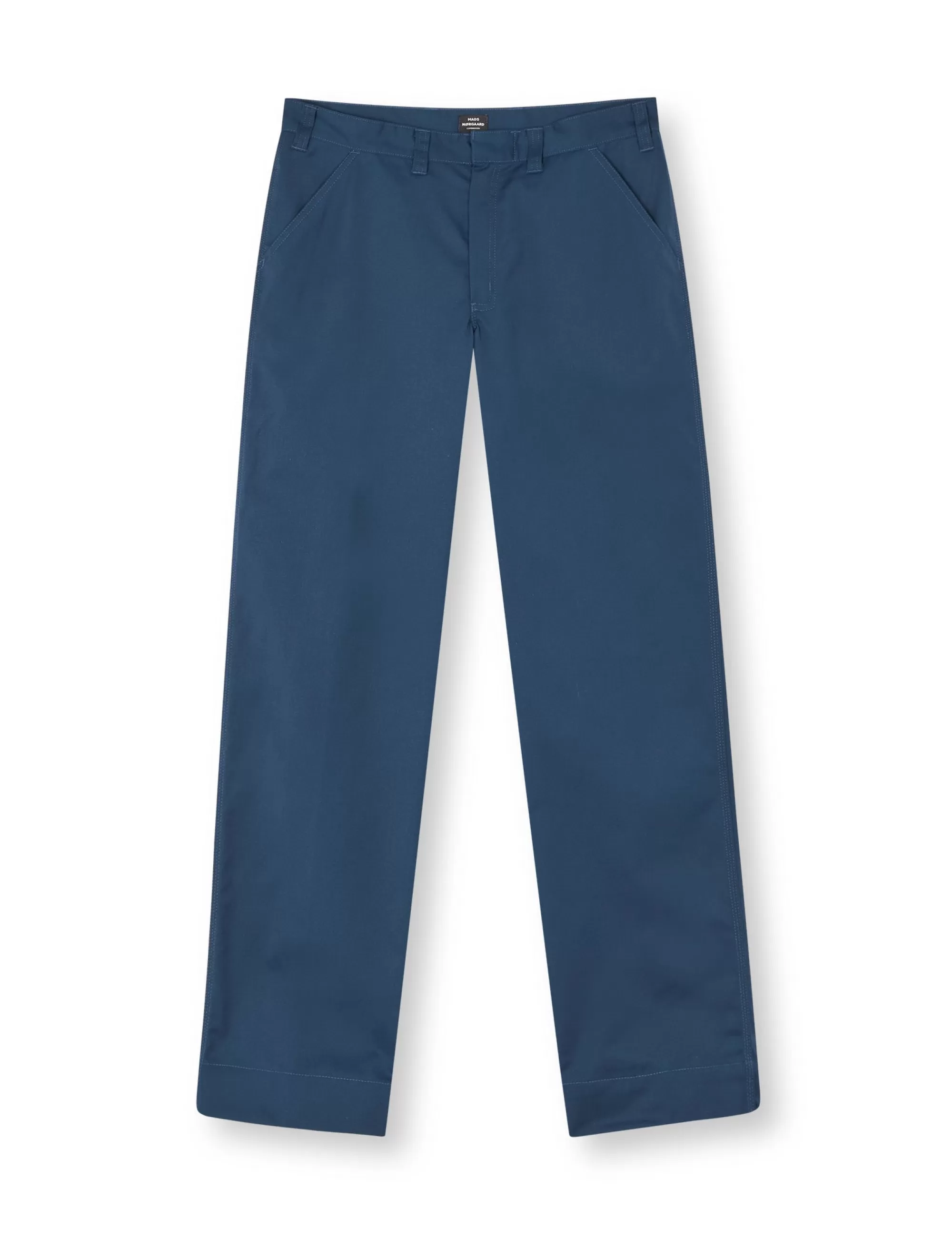 MADS NØRGAARD Kansas MN Twill Trousers Navy Flash Sale