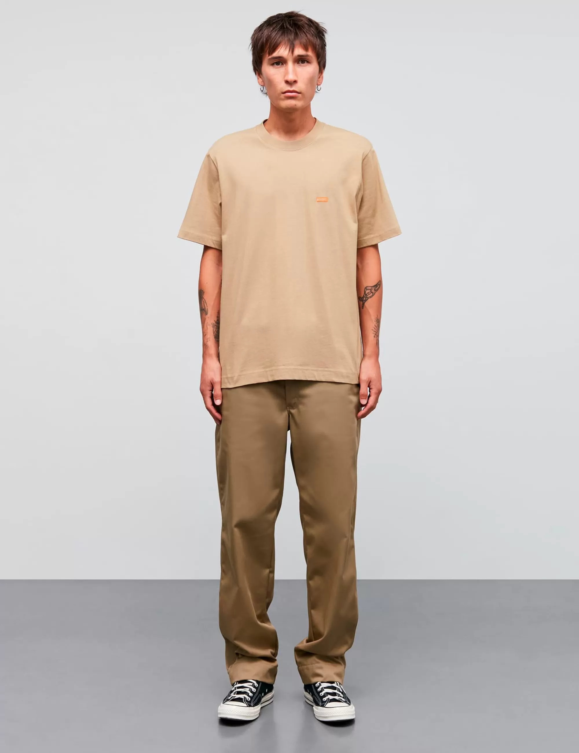 MADS NØRGAARD Kansas MN Twill Trousers Khaki Cheap