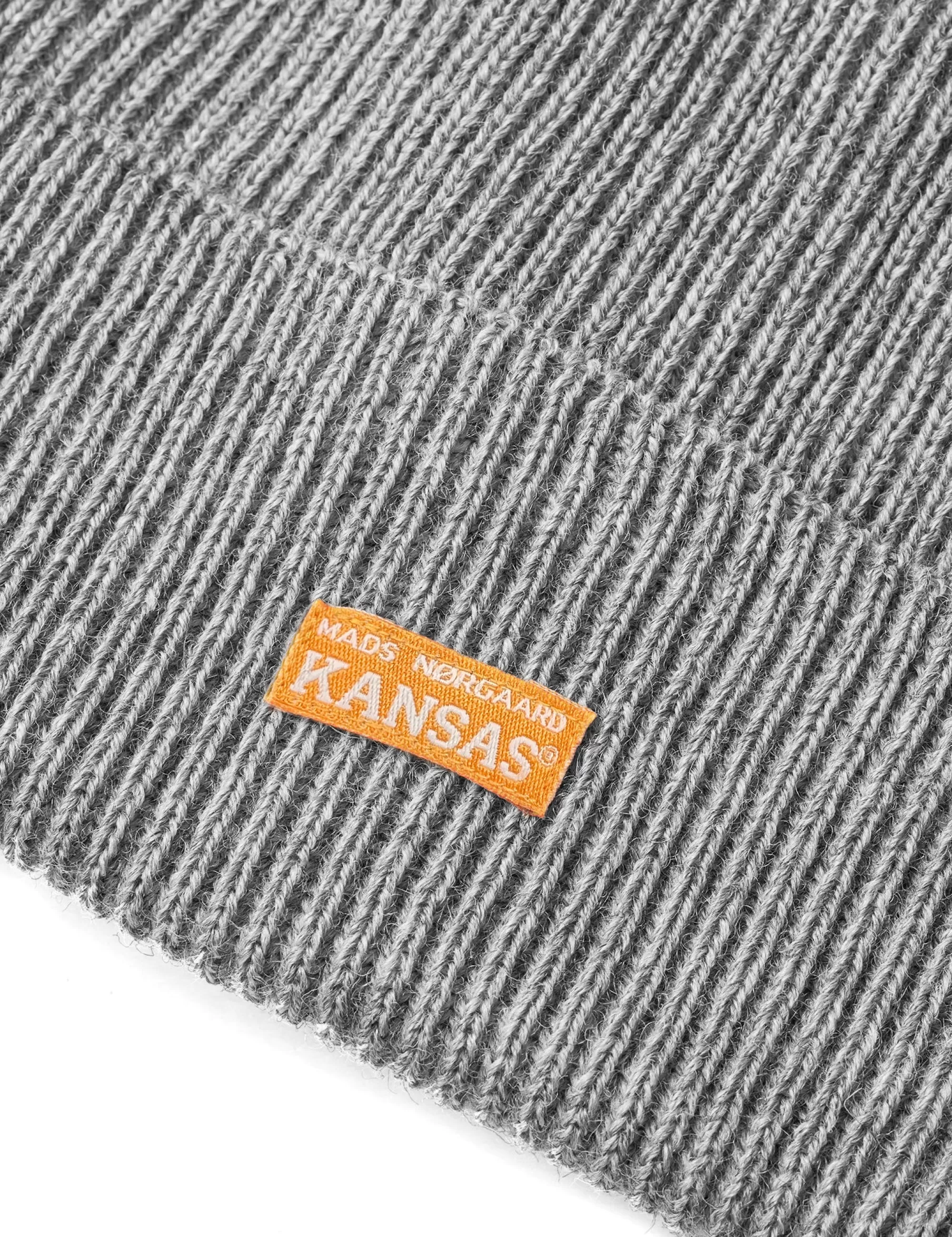 MADS NØRGAARD Kansas MN Wool Ask Beanie Grey Melange Sale