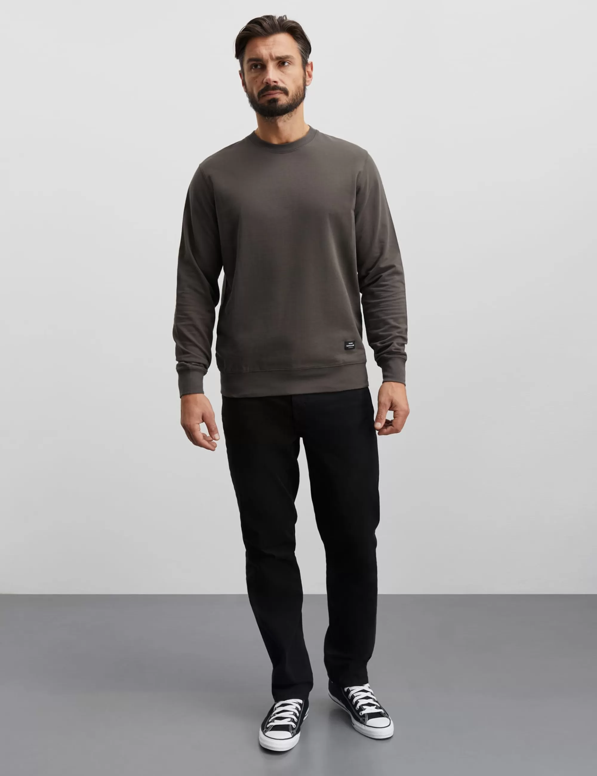 MADS NØRGAARD Light Terry Asker Sweat Beluga Sale