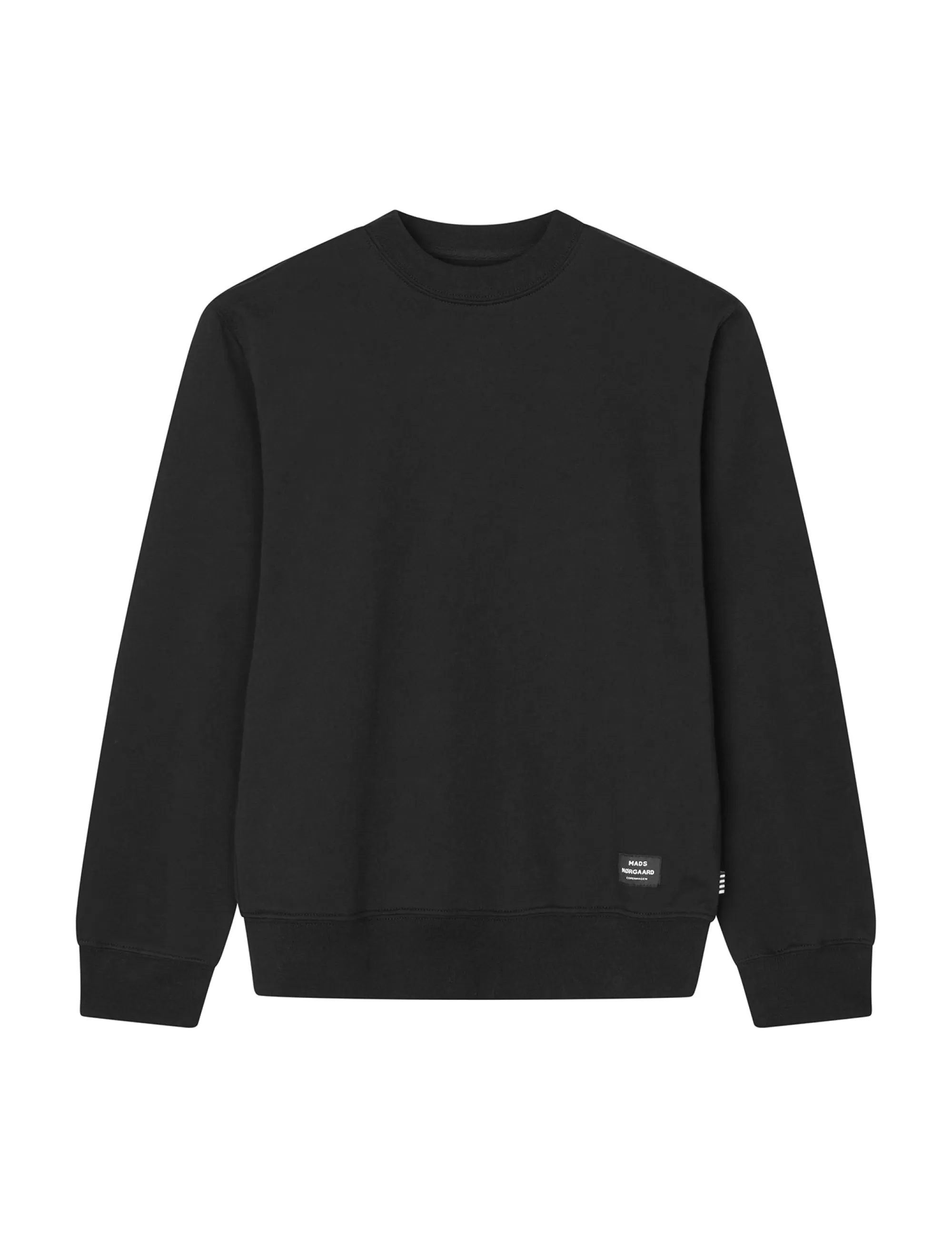 MADS NØRGAARD Light Terry Solo Sweatshirt Black Outlet