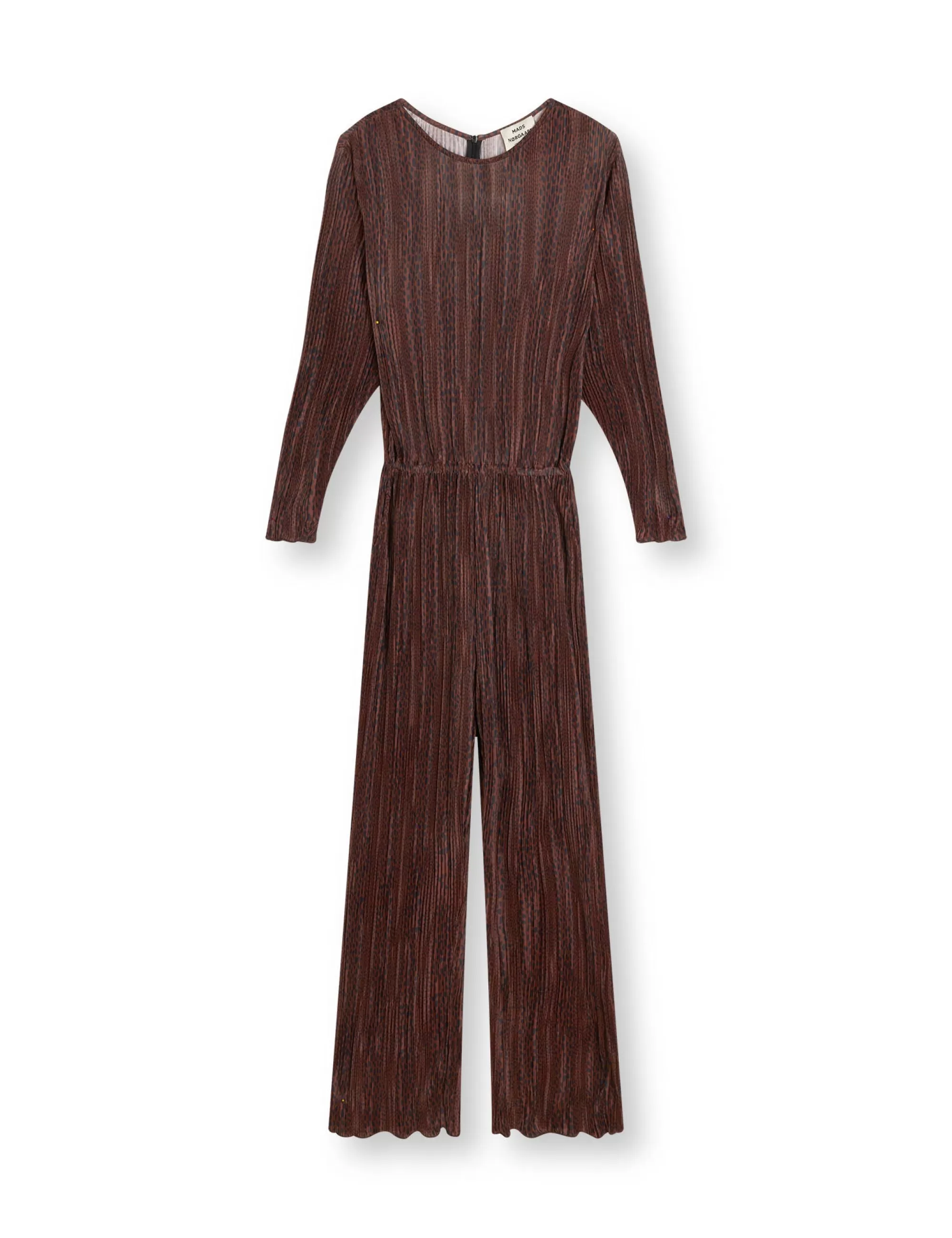 MADS NØRGAARD Luno Cava Jumpsuit AOP Leo Stripe AOP/Cambridge Brown Flash Sale