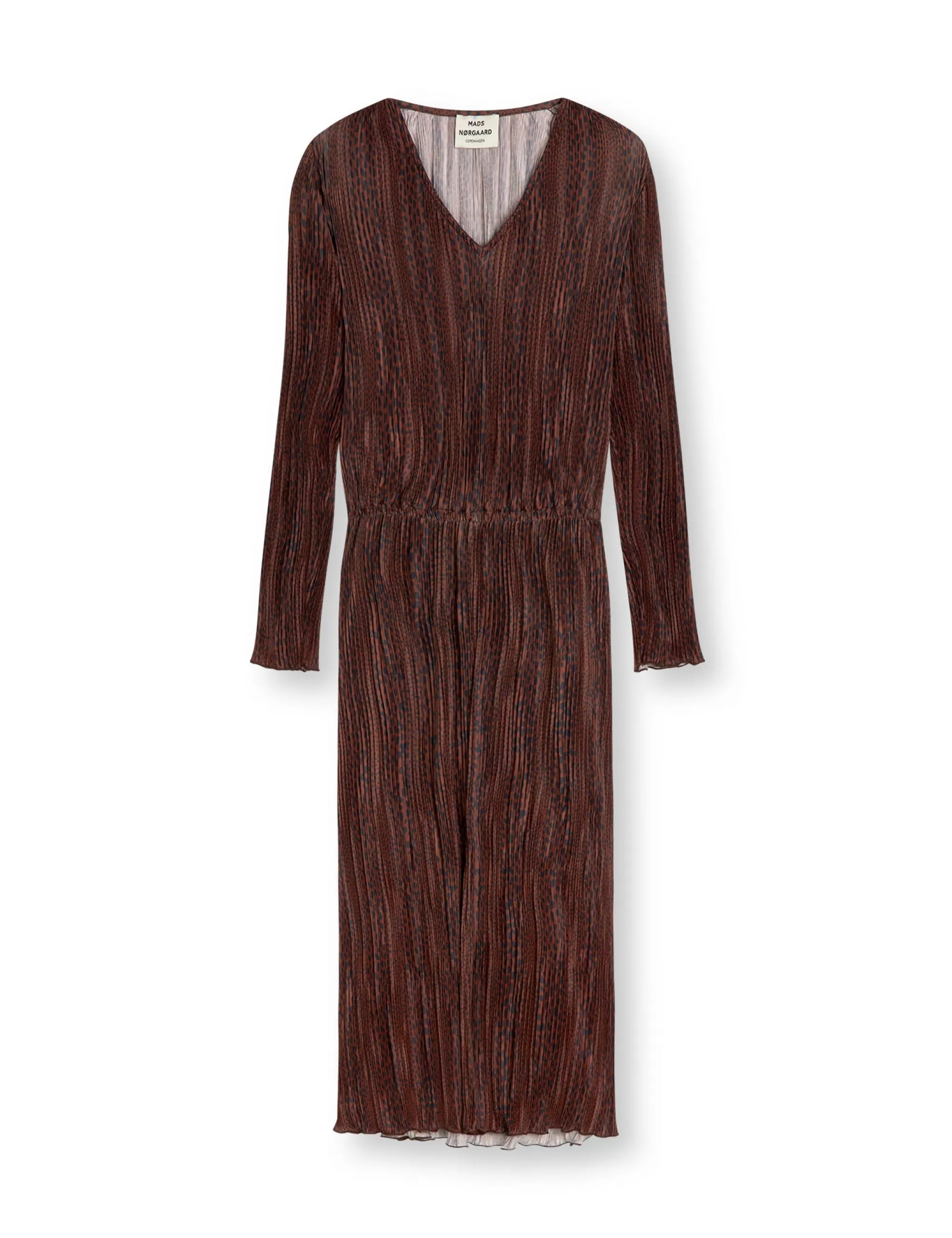 MADS NØRGAARD Luno Helen Dress AOP Leo Stripe AOP/Cambridge Brown Online